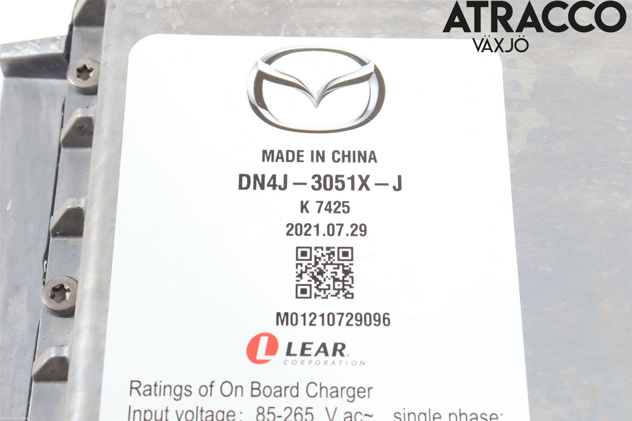 Mazda MX-30 20- Batterilader Hybrid