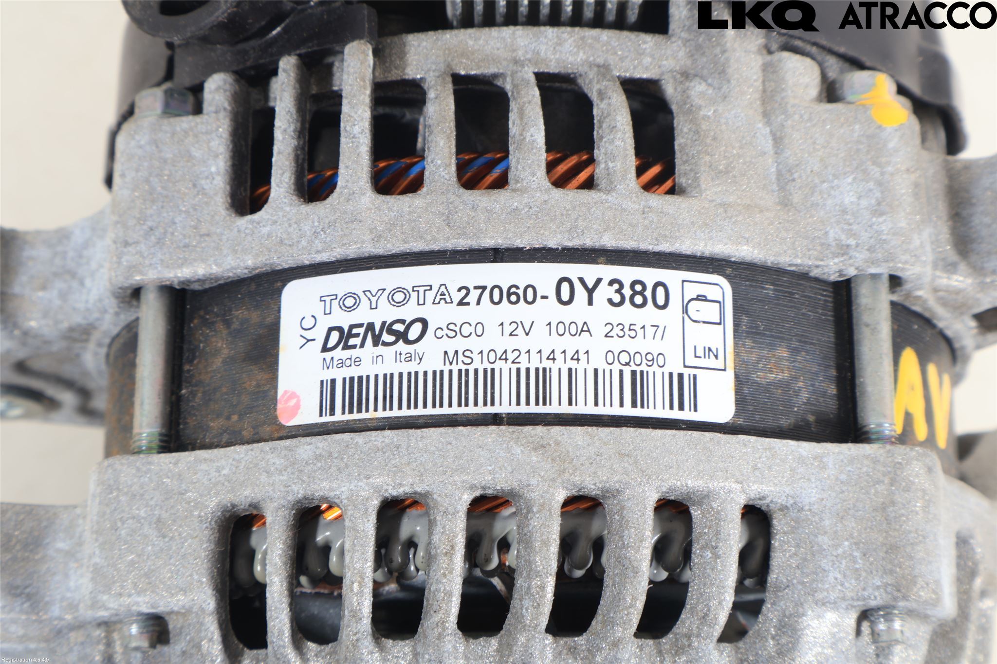 Toyota YARIS XP130 15-20 Dynamo