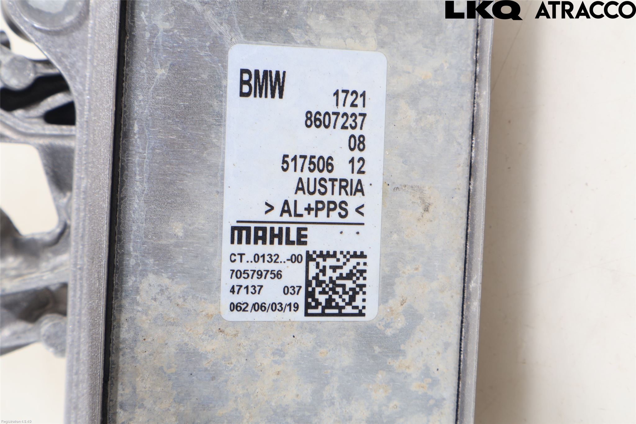 BMW X3 G01 18- Radiator Oljekjøler Automatgea