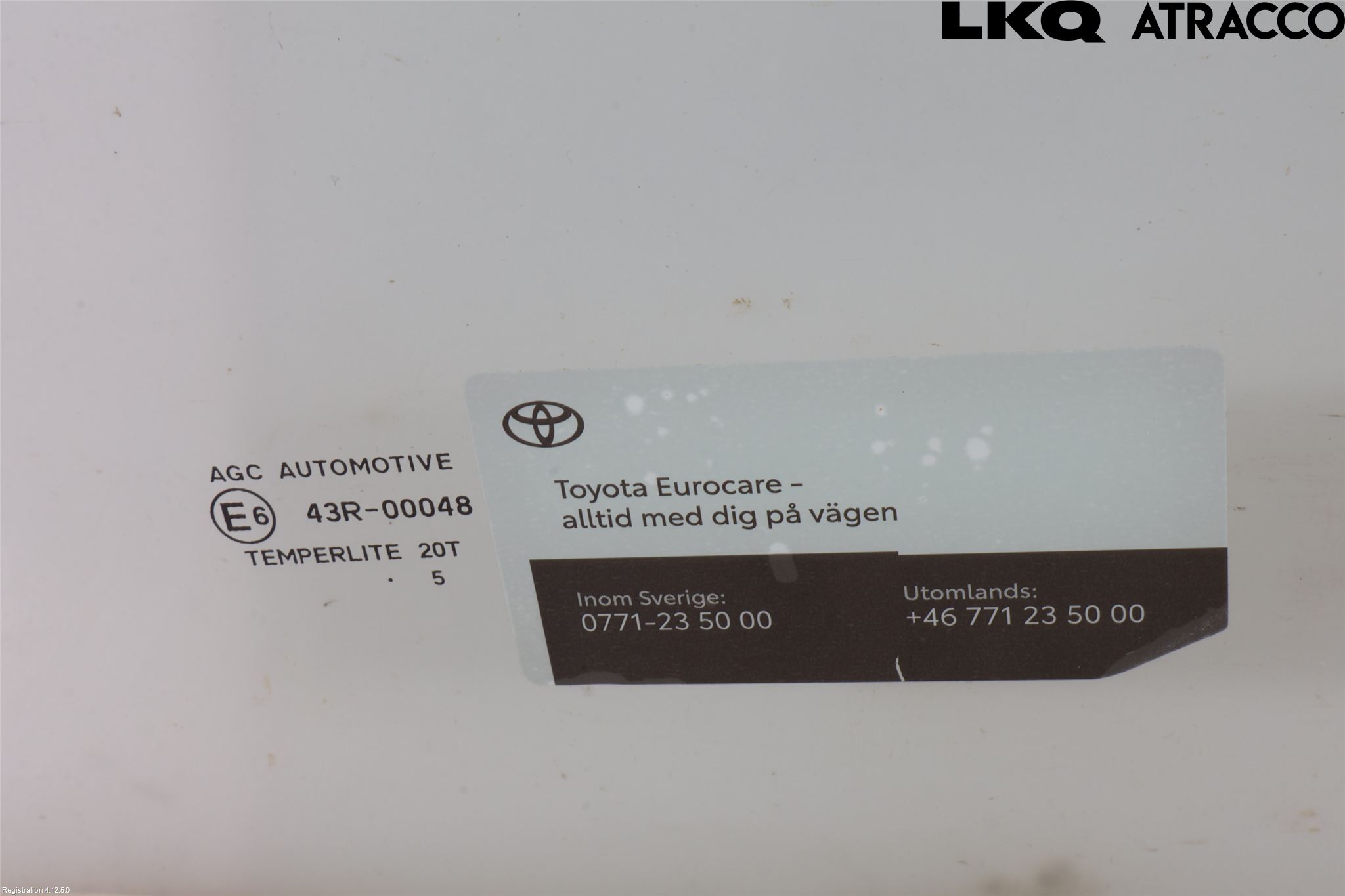 Toyota YARIS XP21 20- Dørrute Bak Venstre 4Dørs