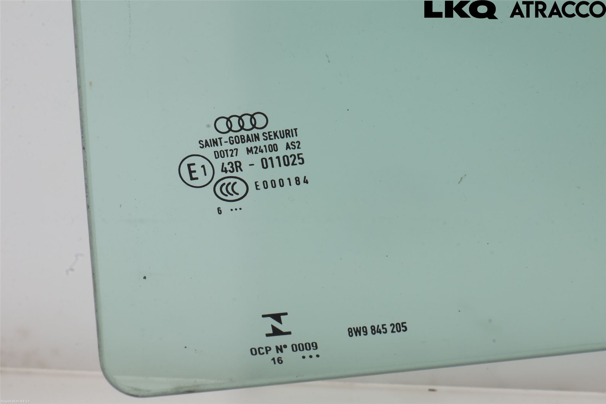 Audi A4/S4 B9 16-19 Dørrute Bak Venstre 4Dørs