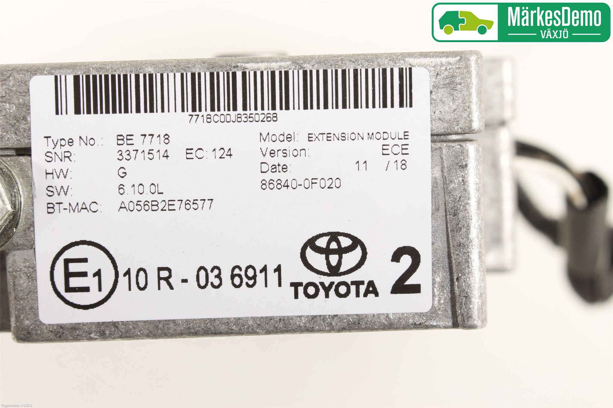 Toyota AVENSIS 16-18 Stereo Radio Med Cd
