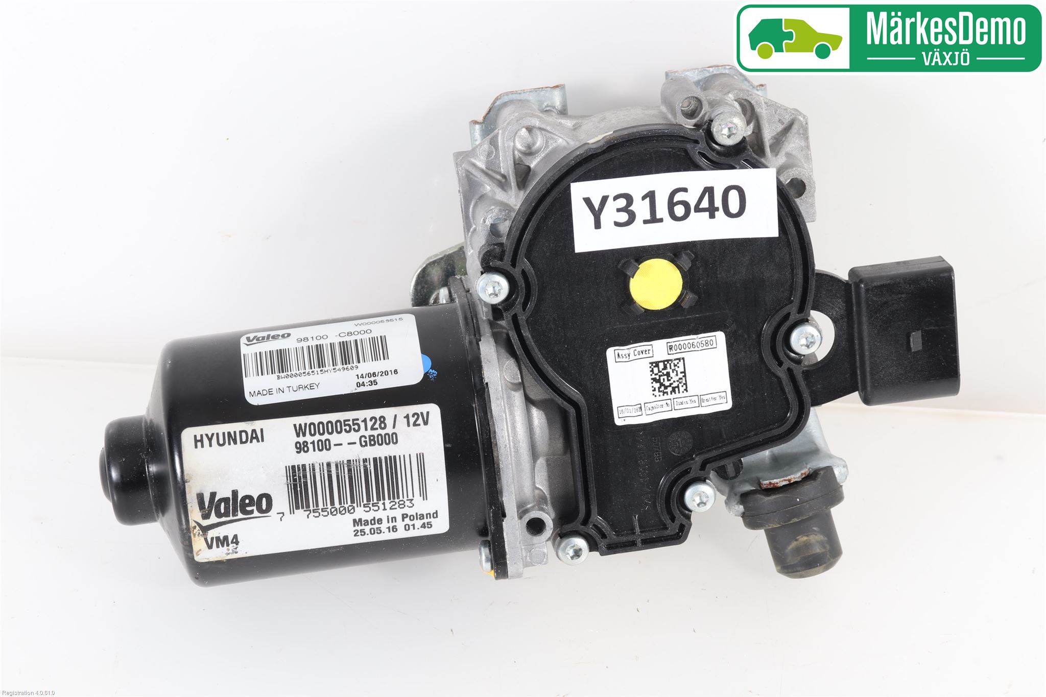 Hyundai i20 GB 15-20 Viskermotor Frontrute