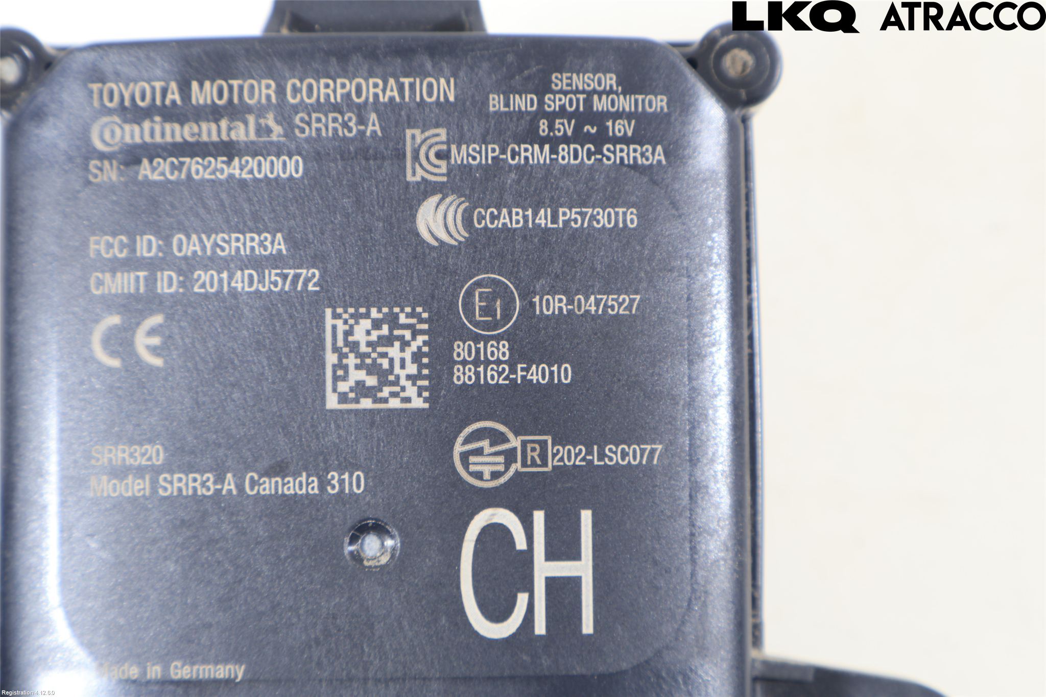 Toyota C-HR 16-23 Sensor Kollisjonsbeskyttelse
