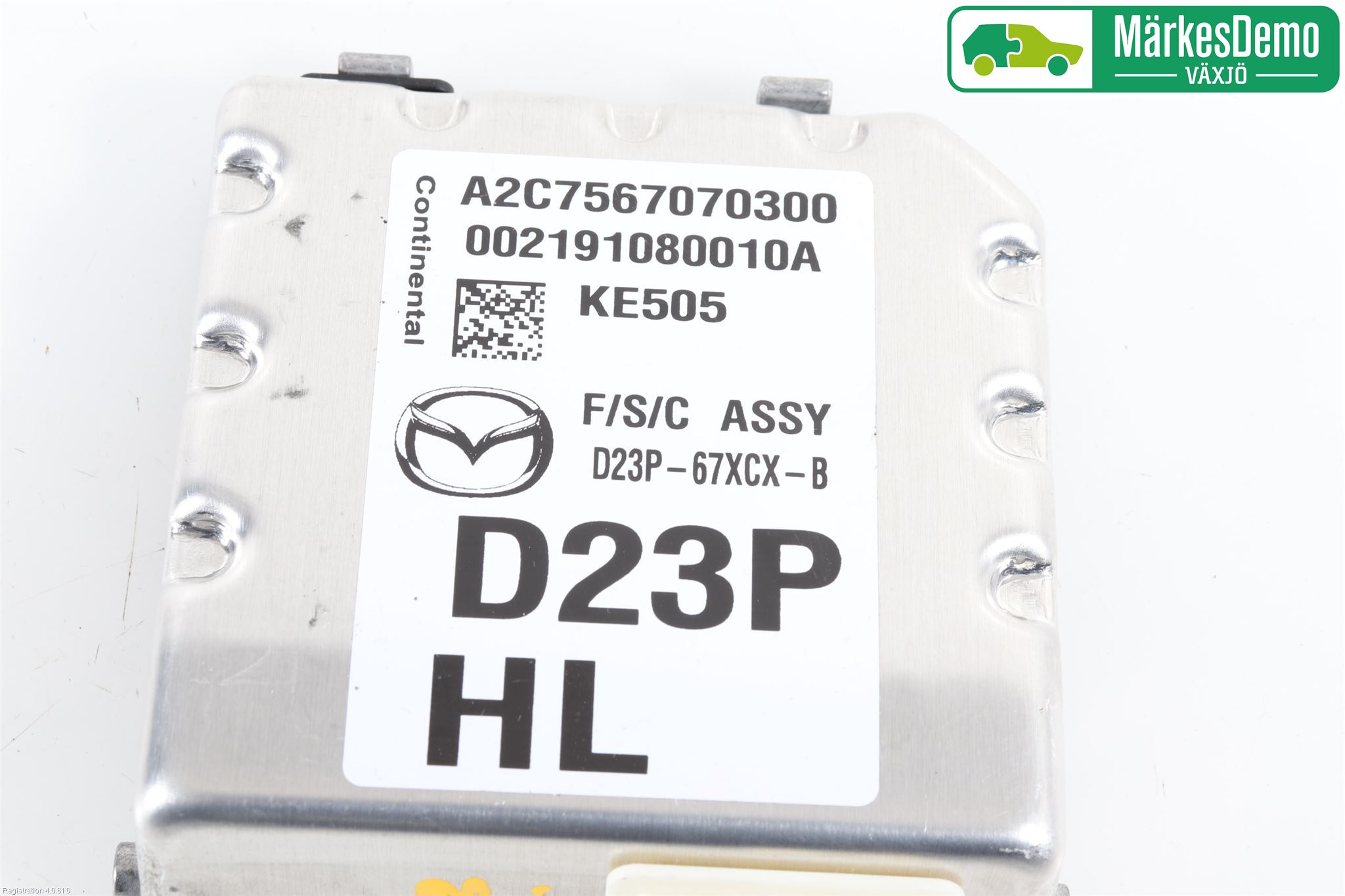 Mazda 2 (DJ) 15-22 Sensor Kollisjonsbeskyttelse