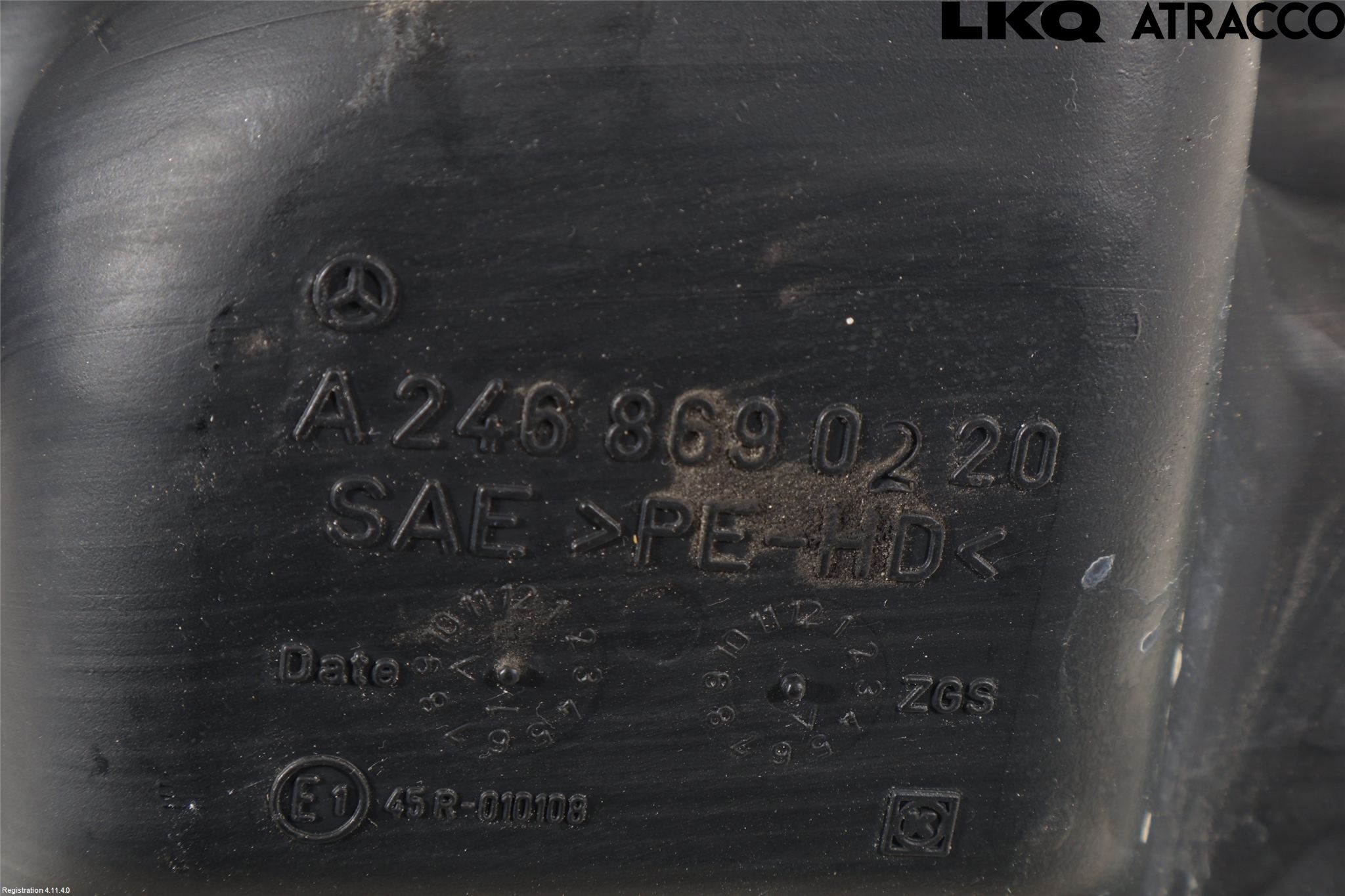 Mercedes-Benz MB B-KLASS (W246/W242) 12-19 Spylerbeholder Frontrute