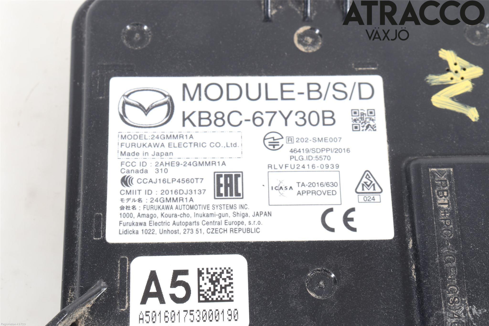 Mazda CX-5 17- Sensor Kollisjonsbeskyttelse