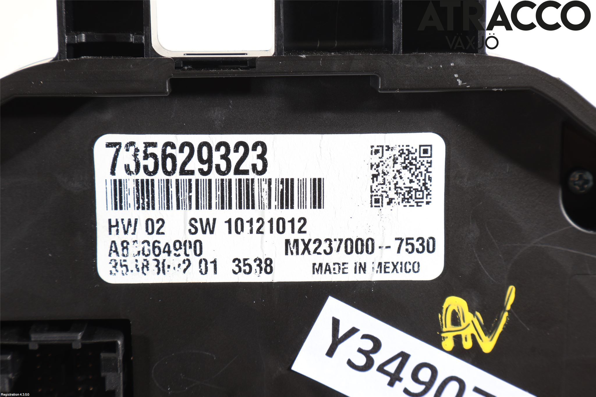 Fiat 500 07- Varme Ac Betjening-Display
