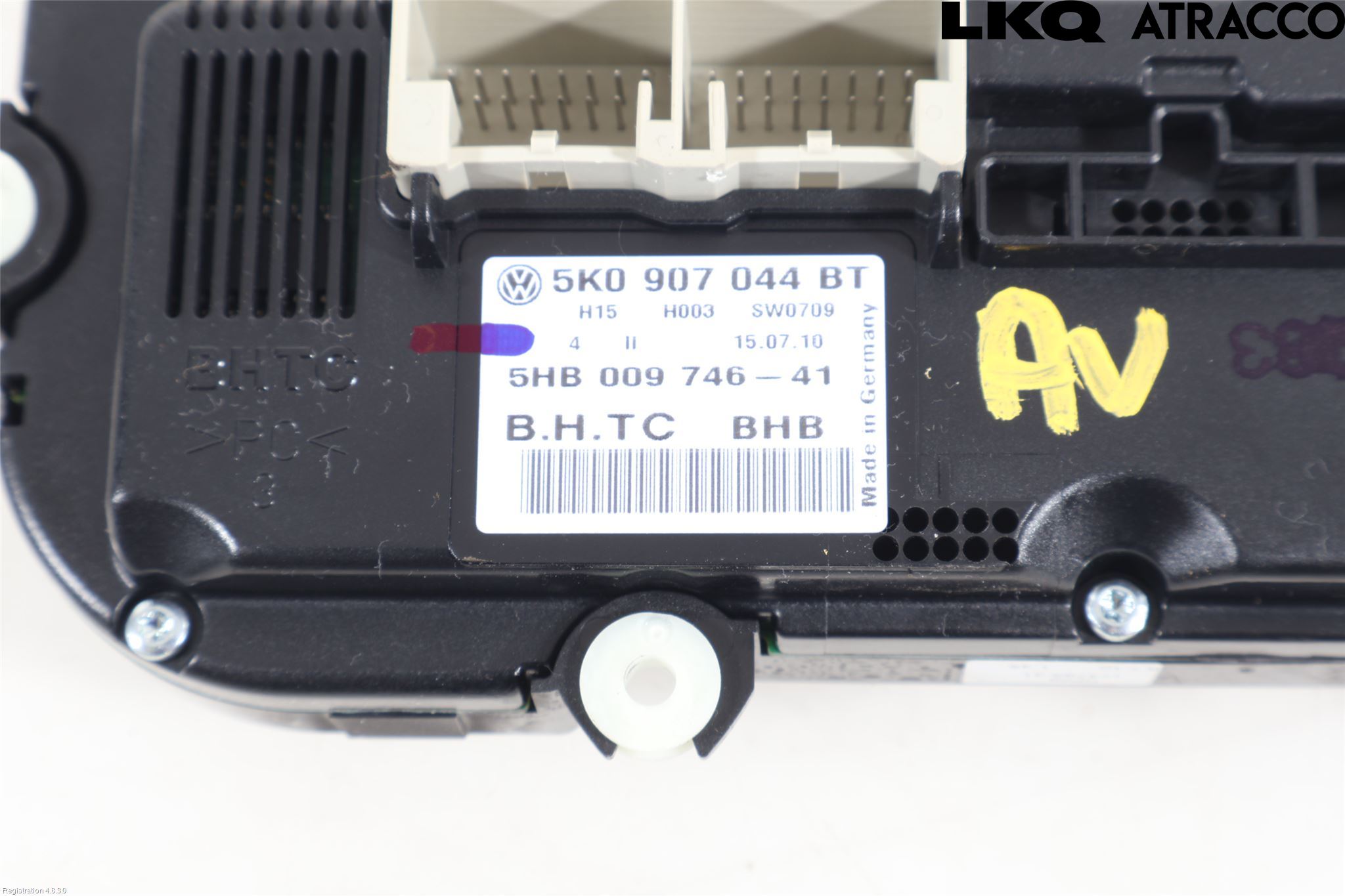 Volkswagen VW TIGUAN 07-16 Varme Ac Betjening-Display