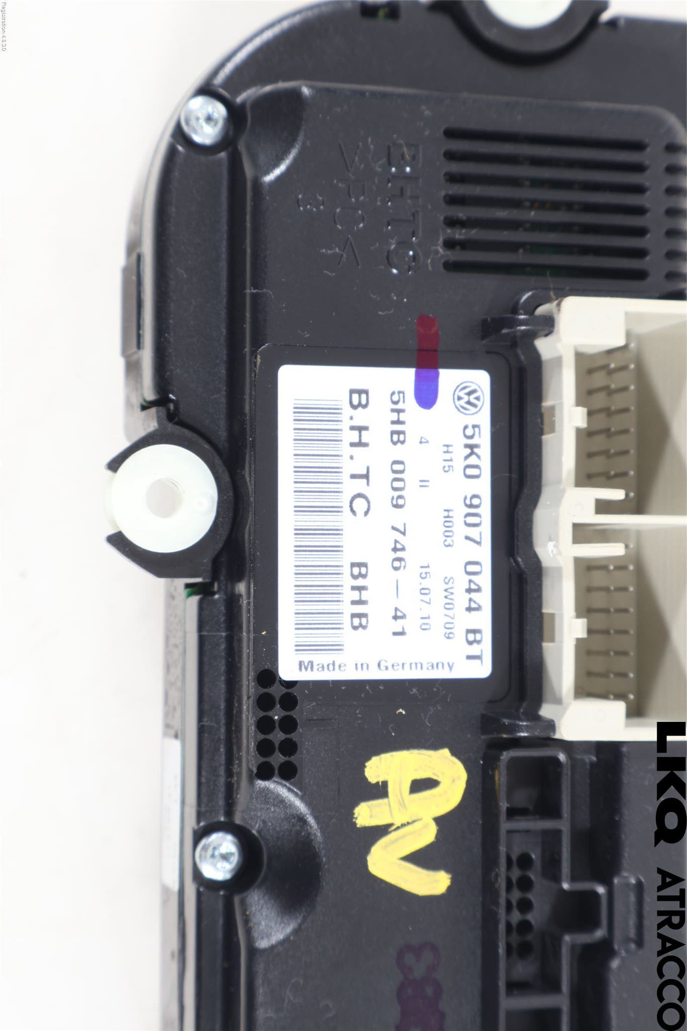 Volkswagen VW TIGUAN 07-16 Varme Ac Betjening-Display