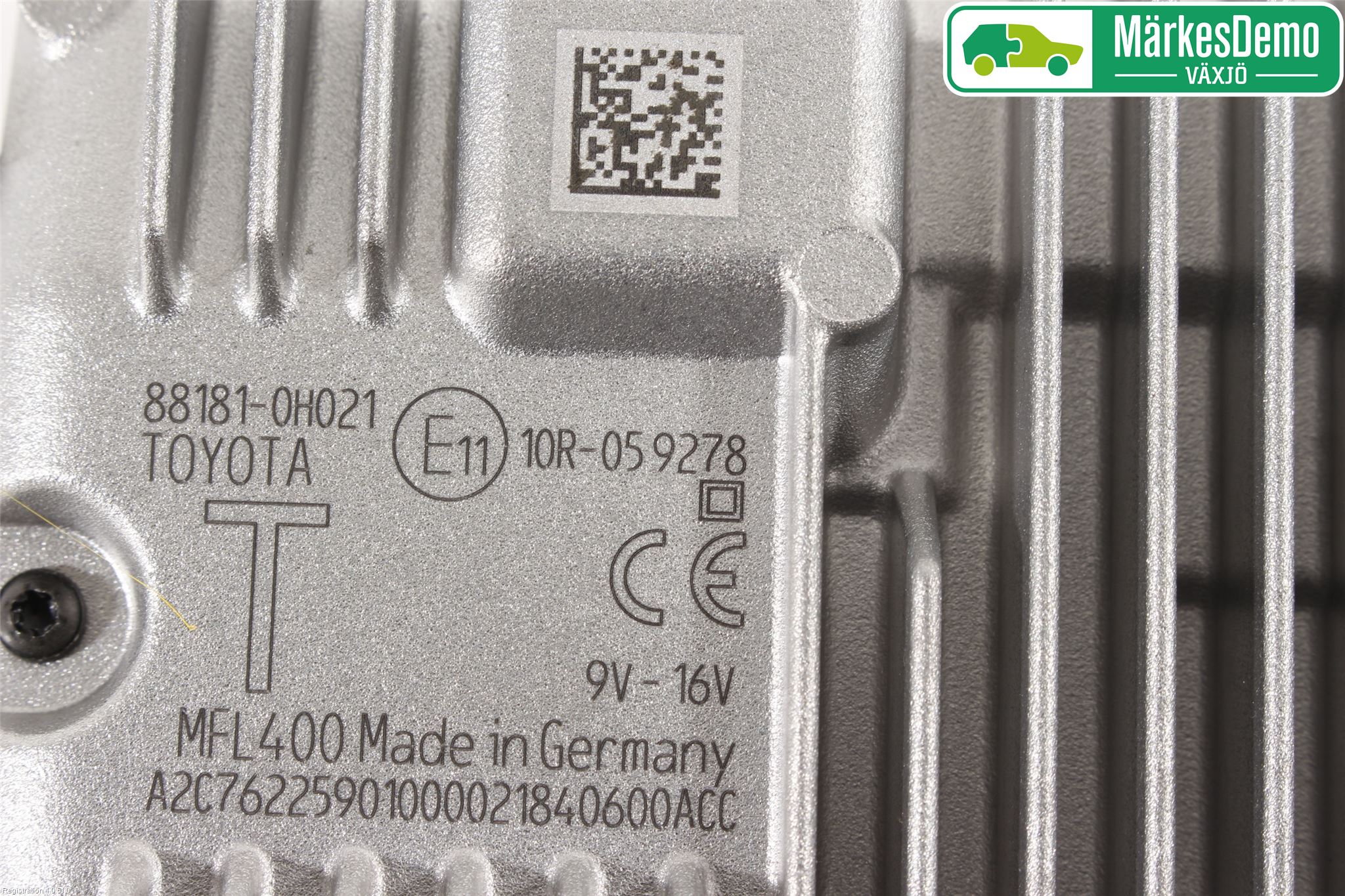 Toyota AYGO 15-21 Sensor Kollisjonsbeskyttelse