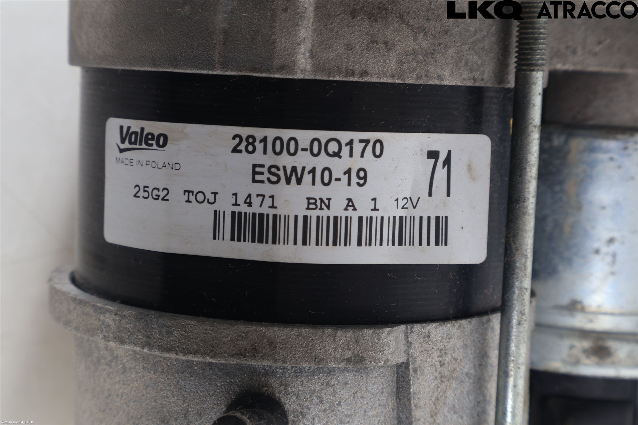 Toyota AYGO X AB70 22- Startmotor