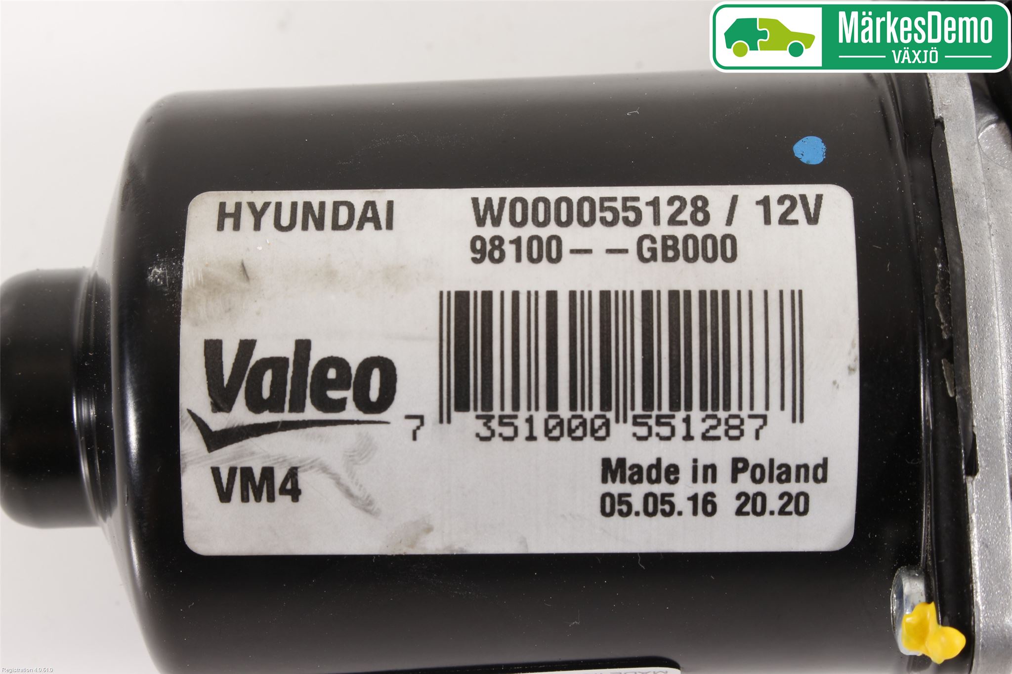 Hyundai i20 GB 15-20 Viskermotor Frontrute