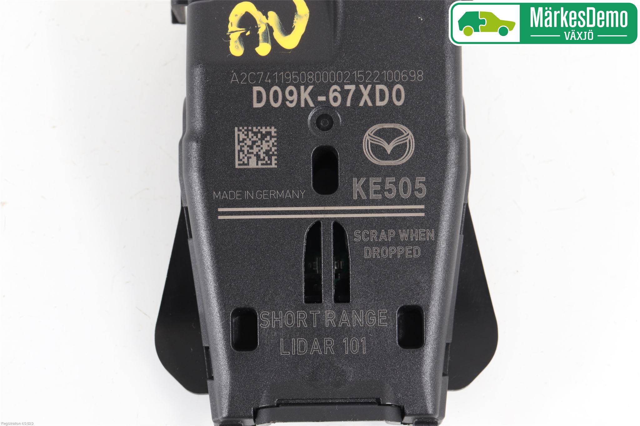 Mazda 2 (DJ) 15-22 Sensor Kollisjonsbeskyttelse
