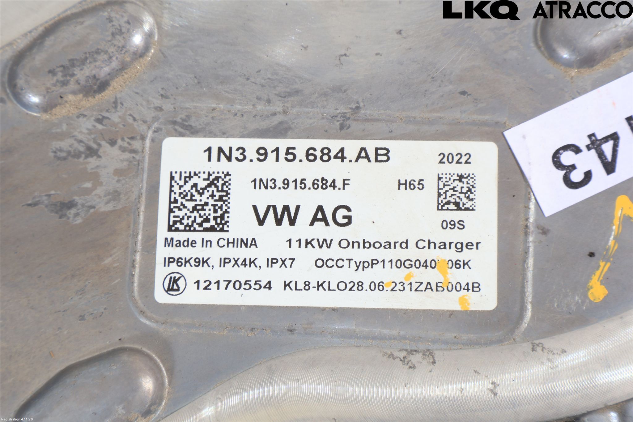 Volkswagen VW ID BUZZ/CARGO 22- Batterilader Hybrid