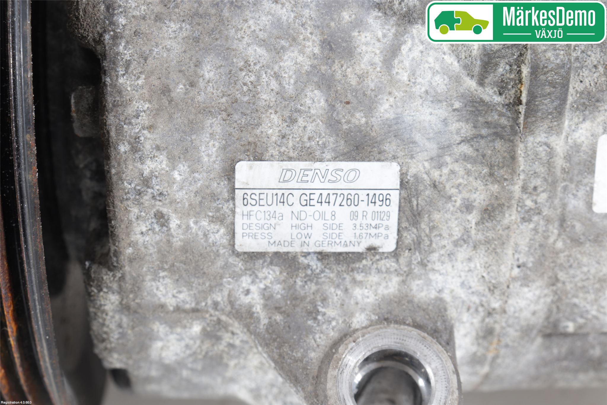 Toyota AVENSIS 09-15 Varme Ac Kompressor
