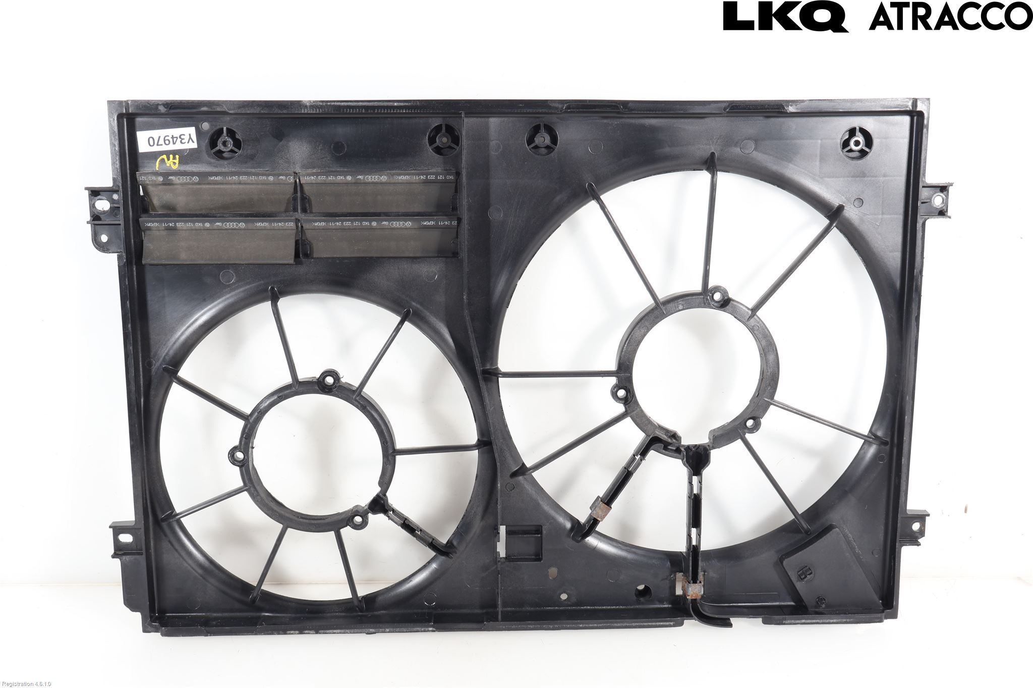 Volkswagen VW PASSAT 11-14 Kjølevifte-Radiator Hus-Kåpe