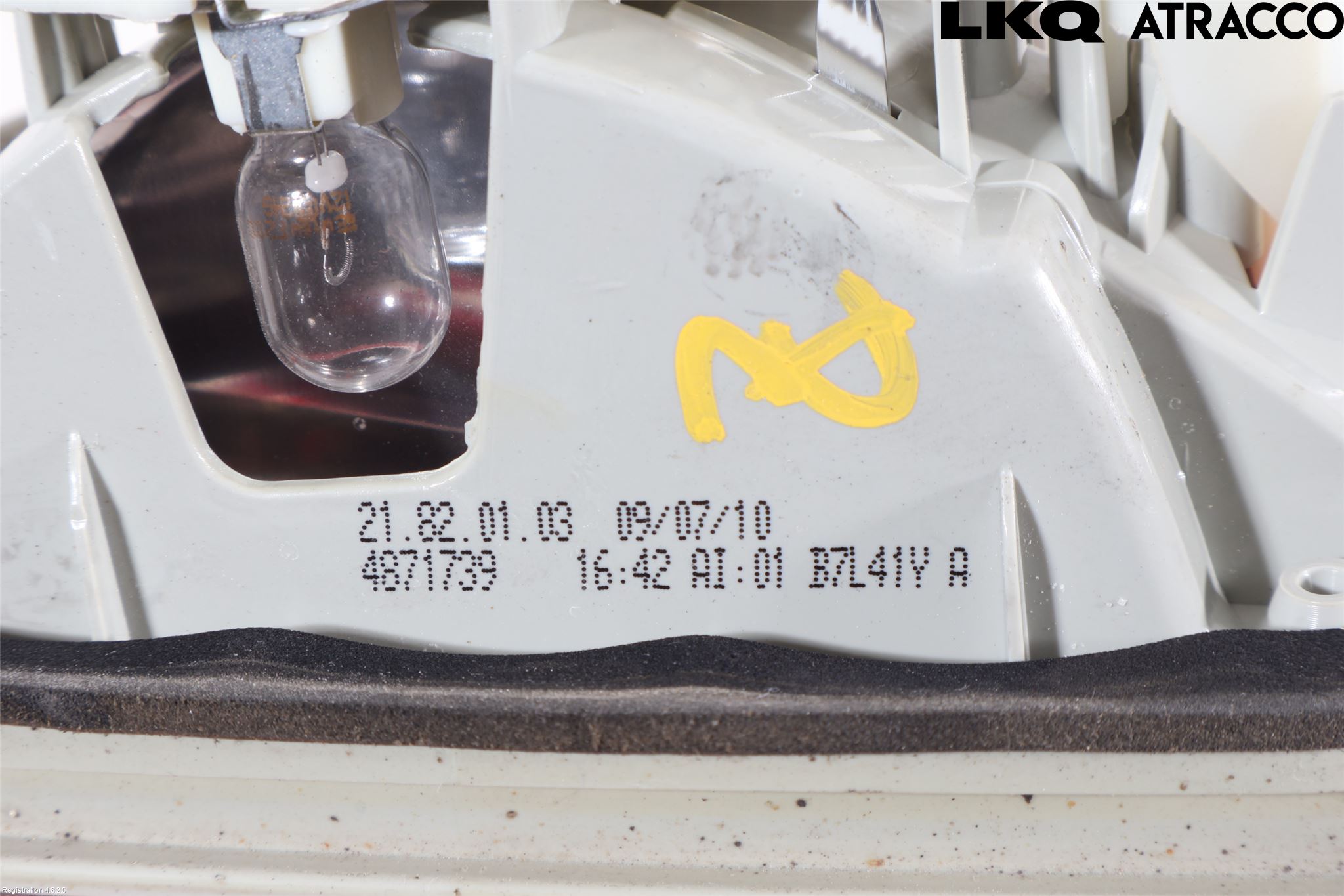 BMW 3 E90/91 SED/TOU 05-12 Baklykt Venstre  På Luke(Indre