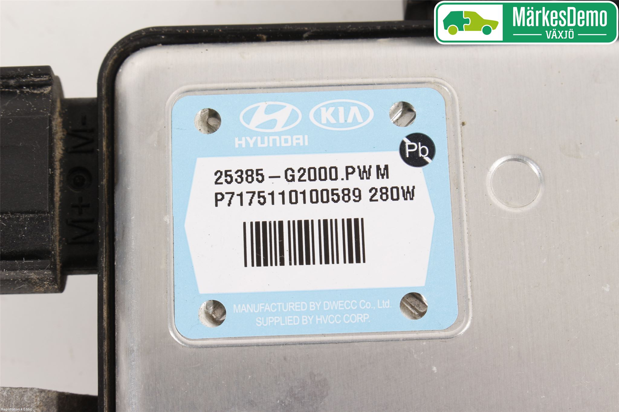Hyundai IONIQ AE 17-22 Varmeapparat Viftemotstand