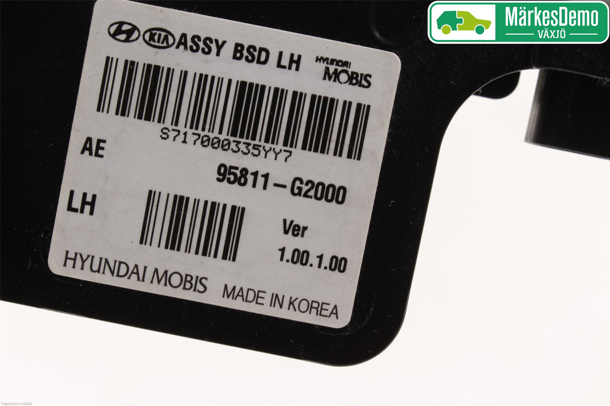 Hyundai IONIQ AE 17-22 Sensor Kollisjonsbeskyttelse