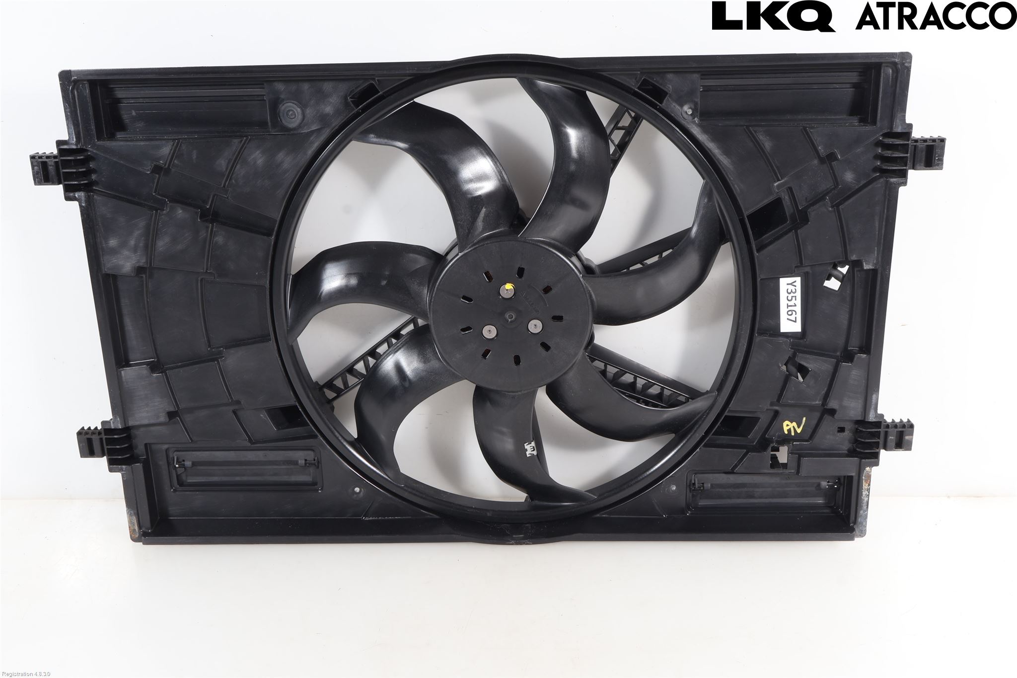 Volkswagen VW GOLF / E-GOLF VII 13-20 Kjølevifte-Radiator Hus-Kåpe