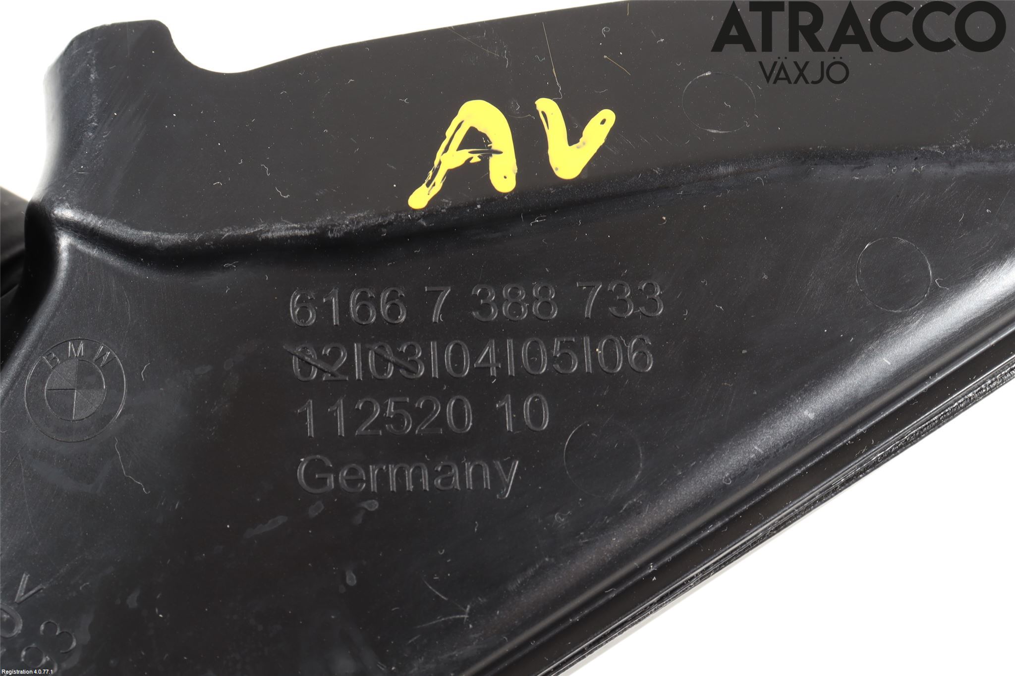 BMW 5 G30/G31/F90 17-23 Visker Deksel-Grill-Under Frr