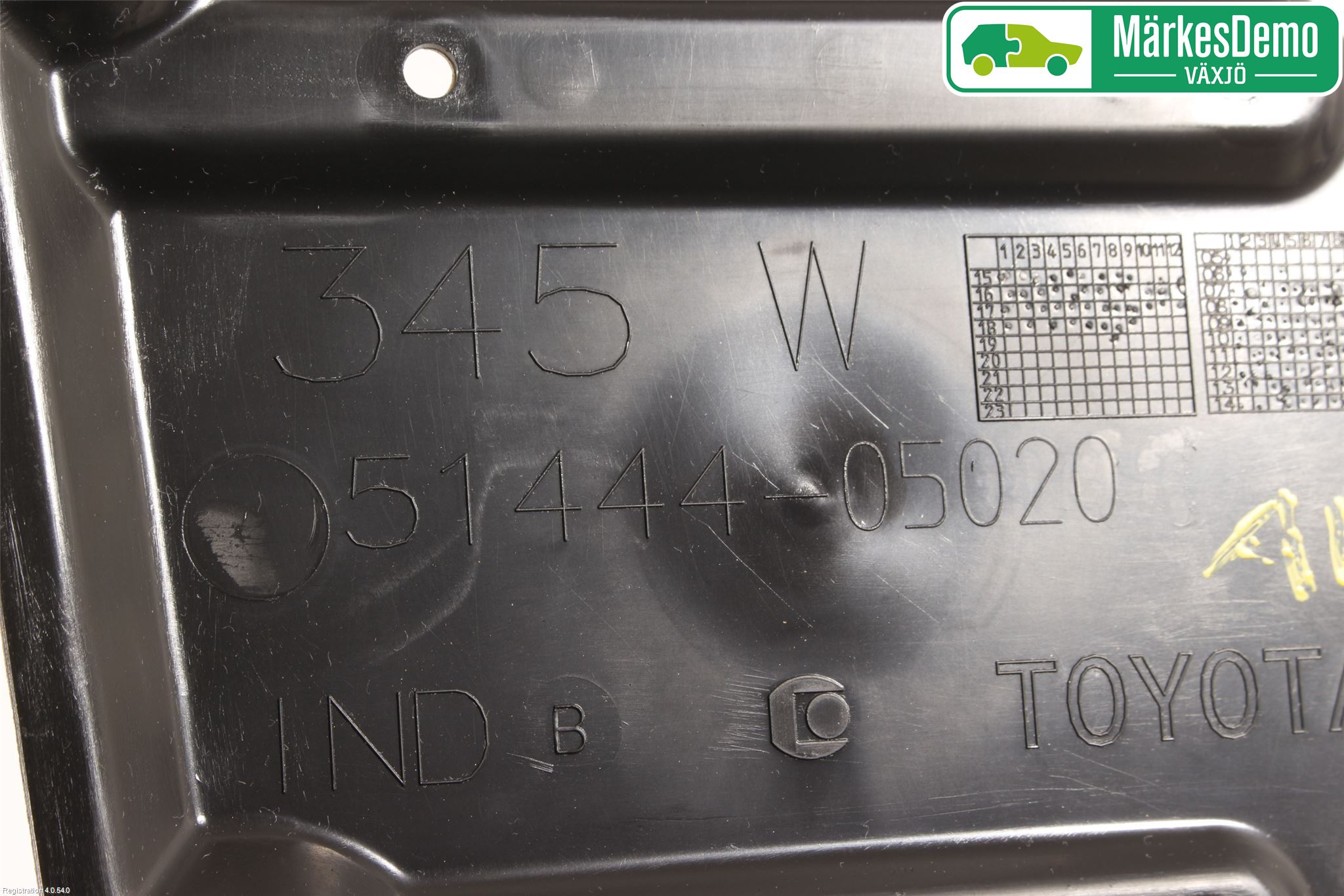 Toyota AURIS 13-19 Bunnplate U Motor-Gear-Dørk