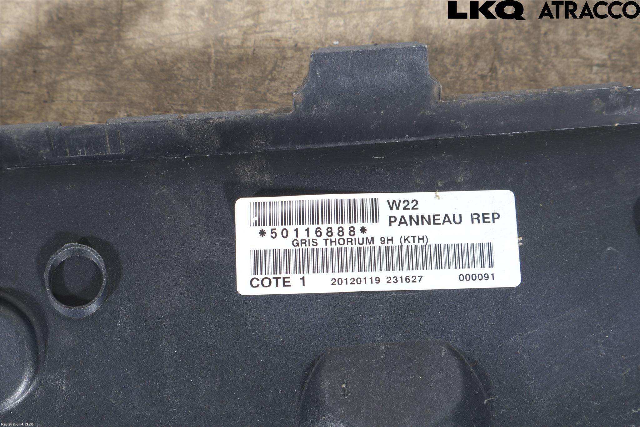 Peugeot 508 11-18 Refleksplate - Skiltplate