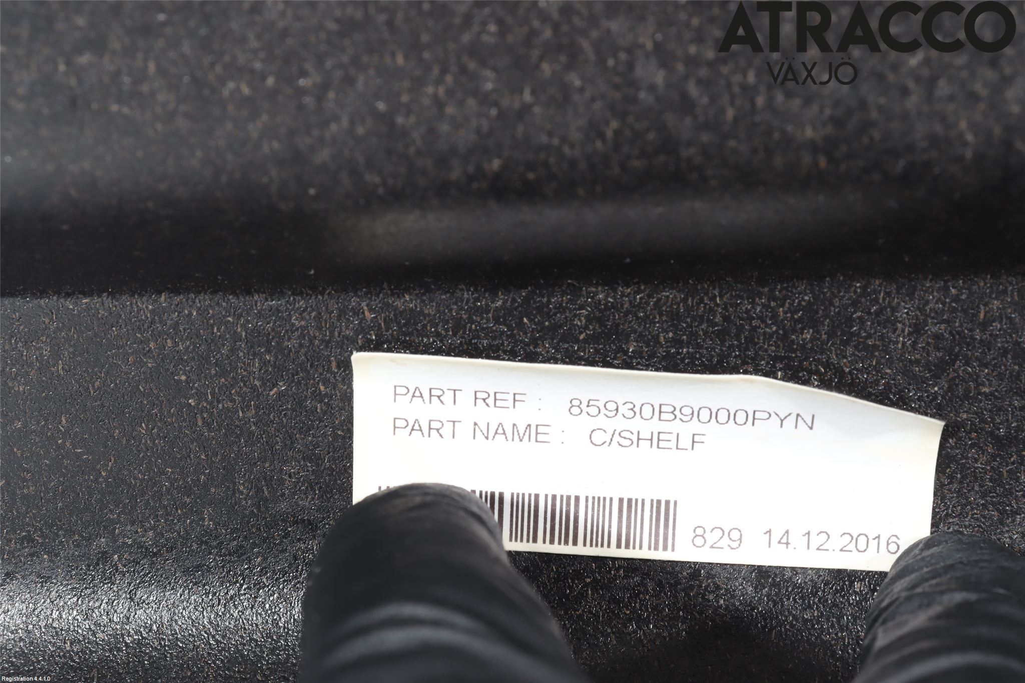 Hyundai i10 BA 17-20 Innr Hattehylle