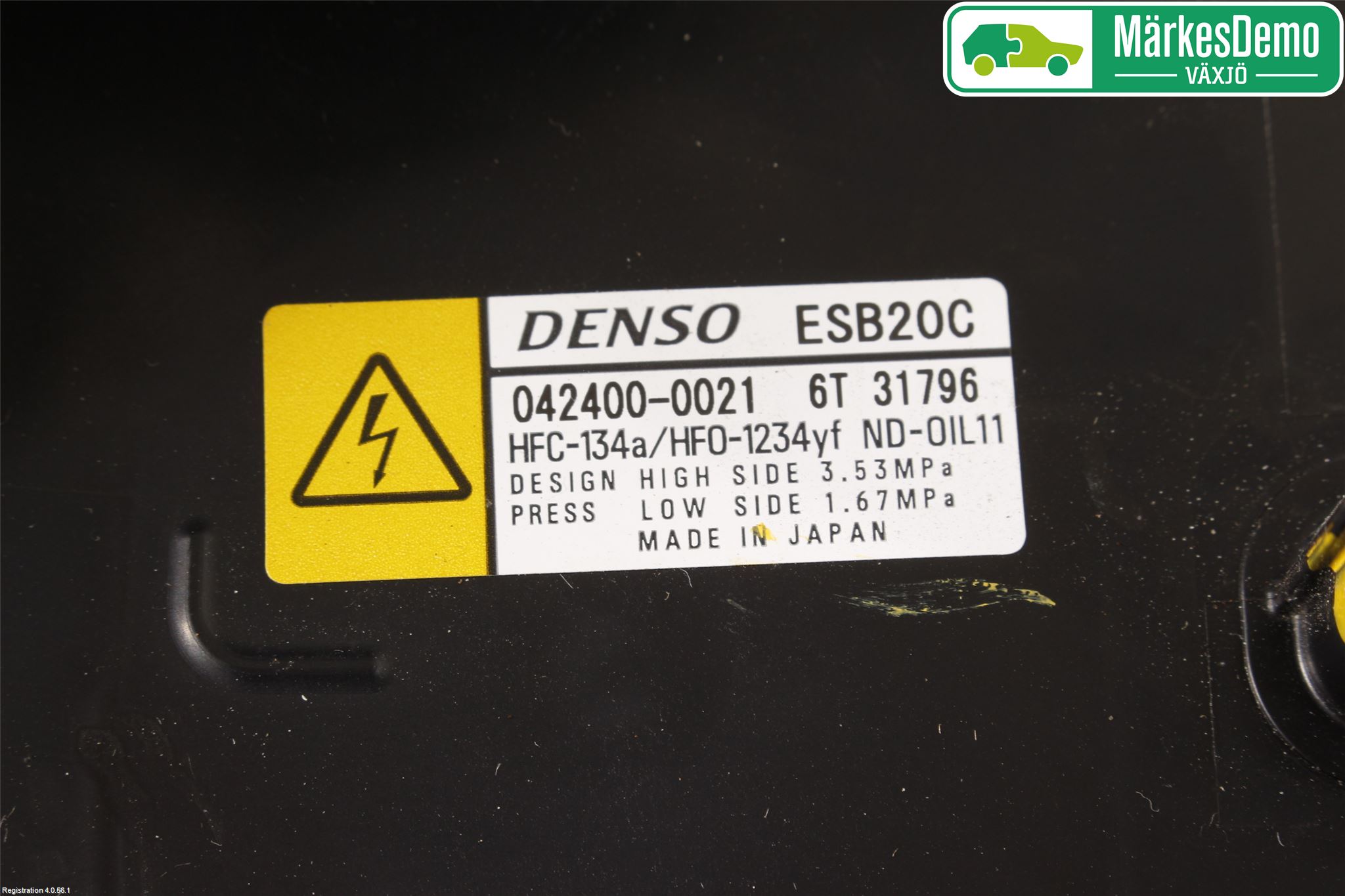 Toyota PRIUS (ZVW50) 16-21 Varme Ac Kompressor