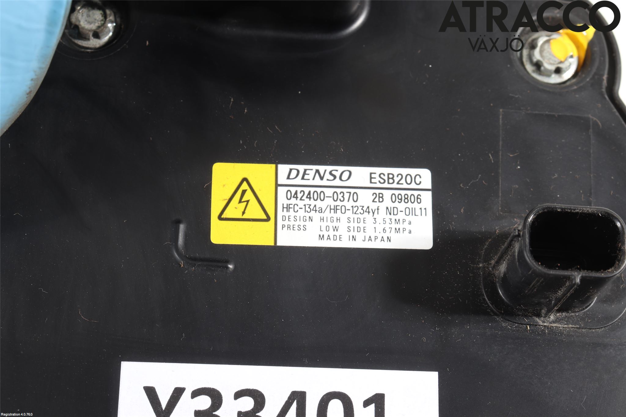 Toyota C-HR 16-23 Varme Ac Kompressor