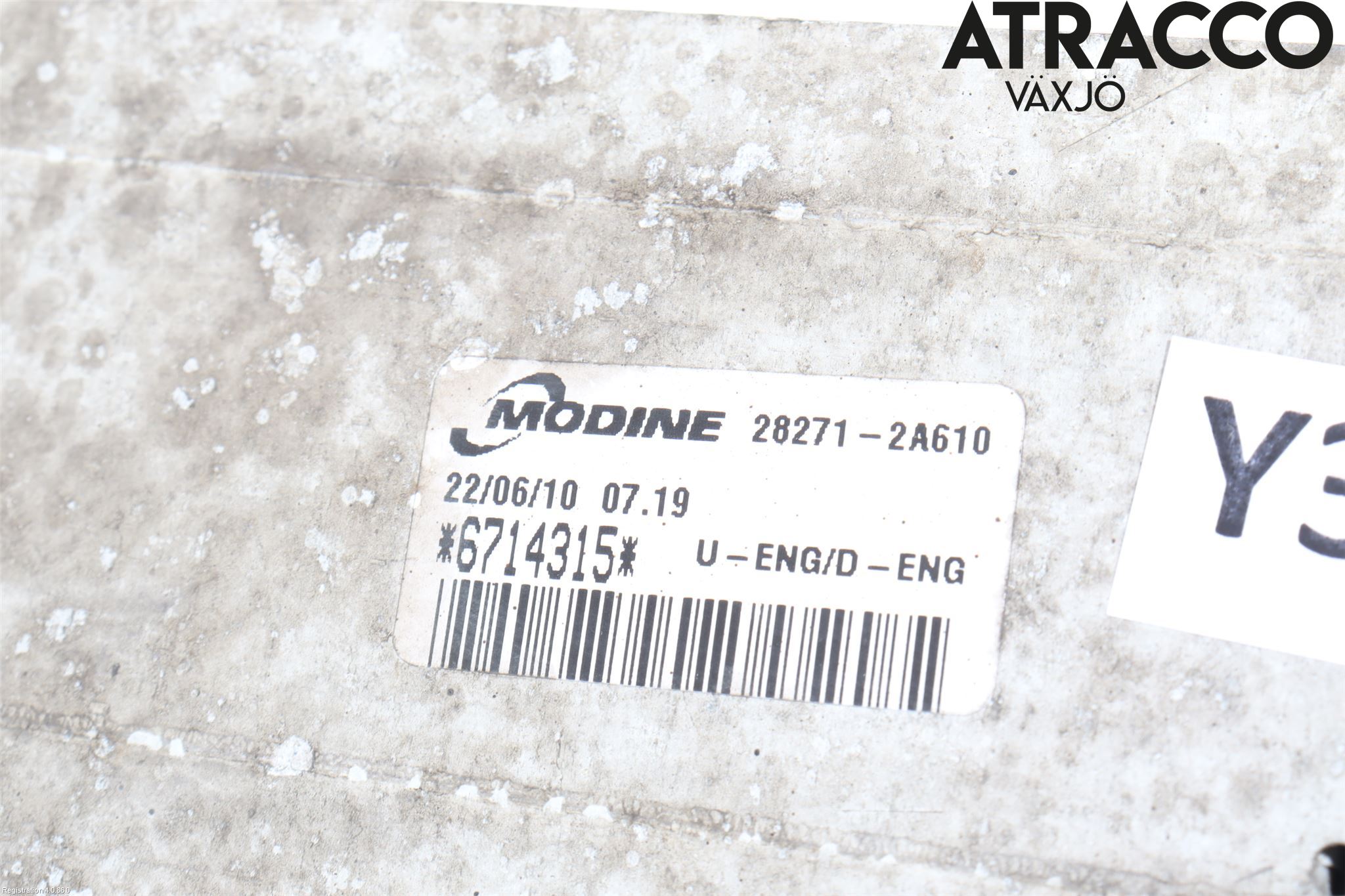 Kia CEED 06-12 Intercooler Radiator