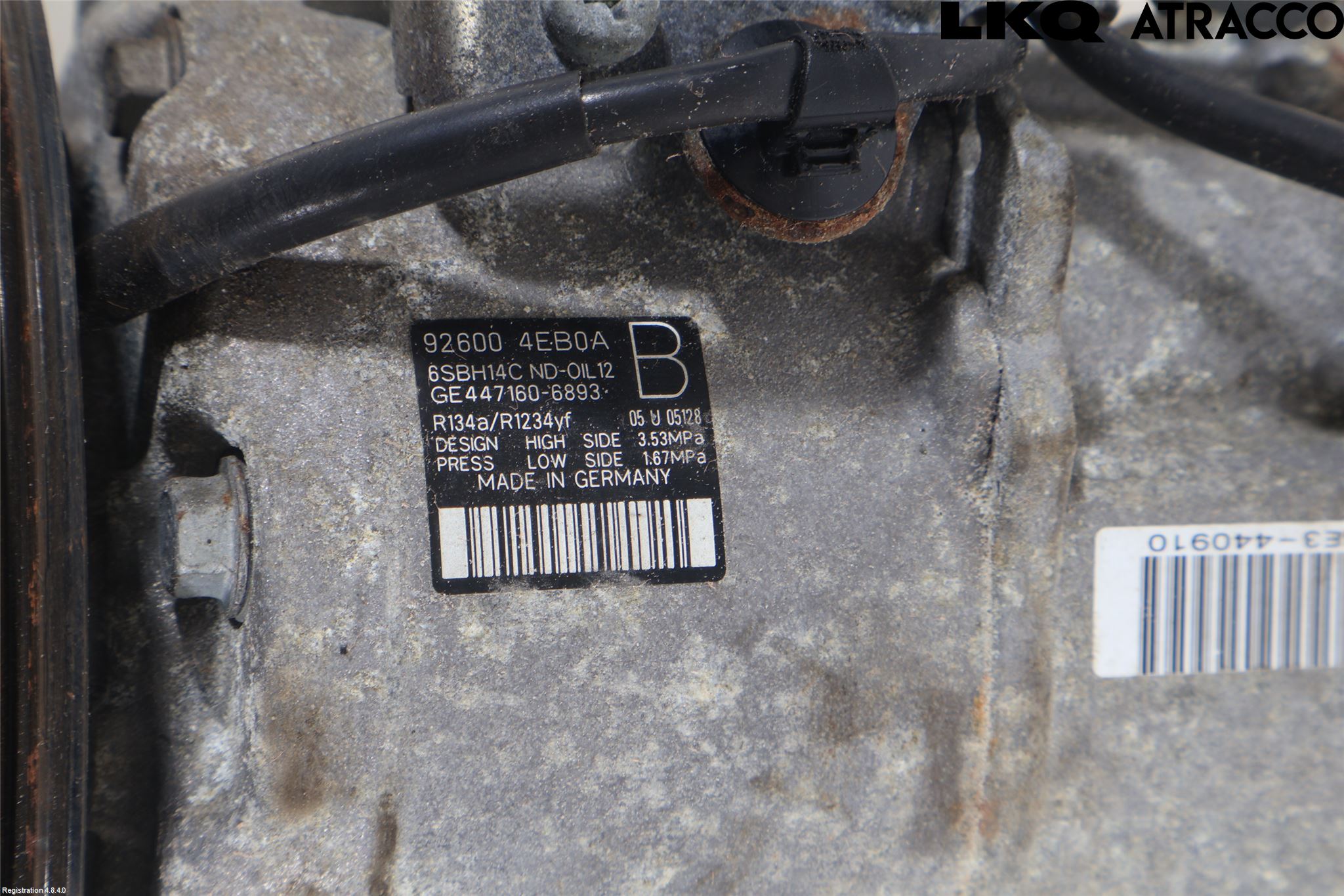 Nissan QASHQAI 17-21 Varme Ac Kompressor