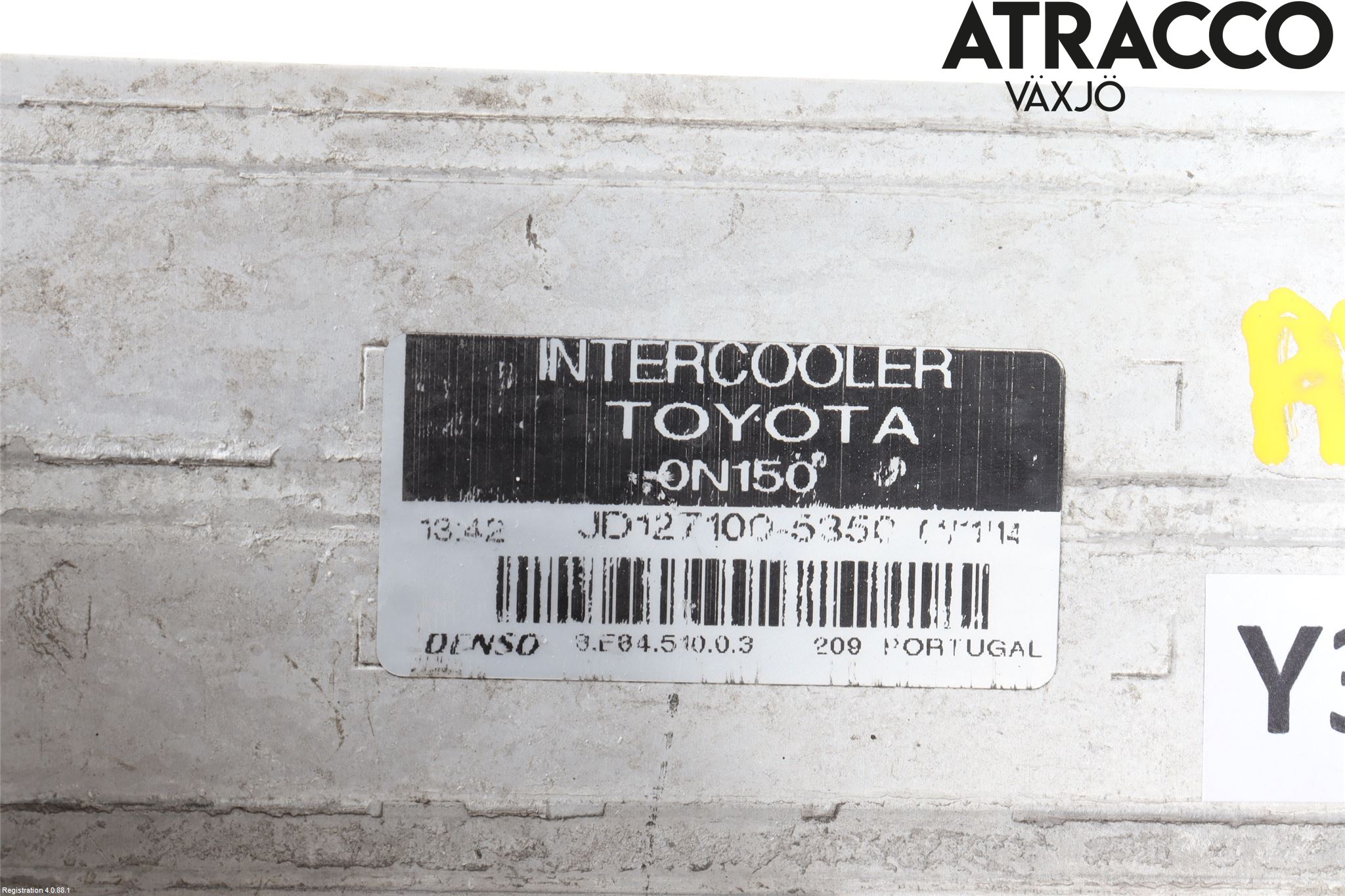 Toyota AURIS 10-12 Intercooler Radiator