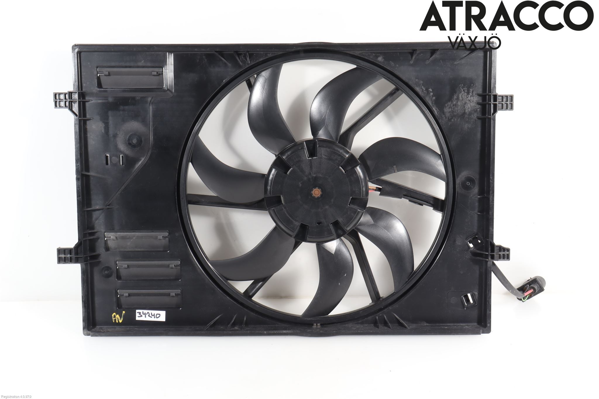 Audi A3/S3 8V 13-20 Kjølevifte-Radiator Hus-Kåpe