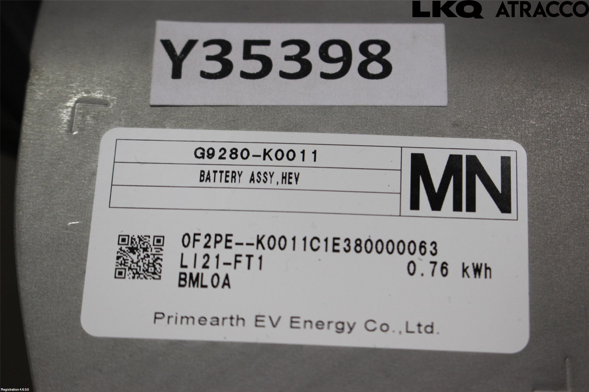 Toyota YARIS XP21 20- Hybrid Batteri