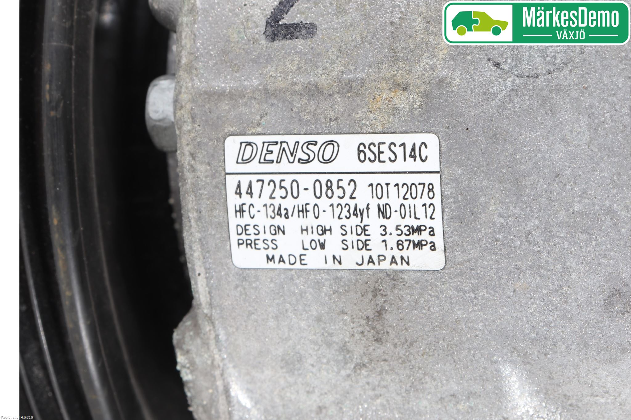 Toyota VERSO 09-18 Varme Ac Kompressor
