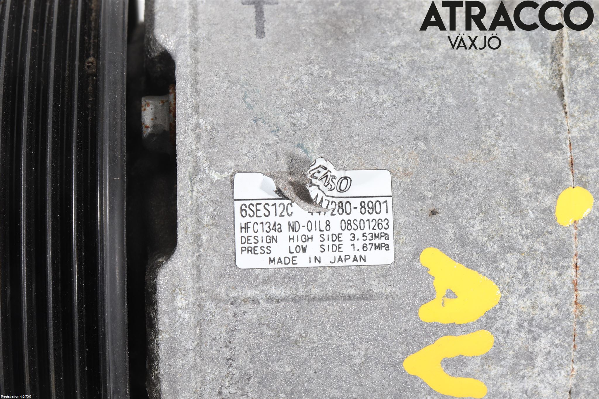 Toyota AURIS 13-19 Varme Ac Kompressor