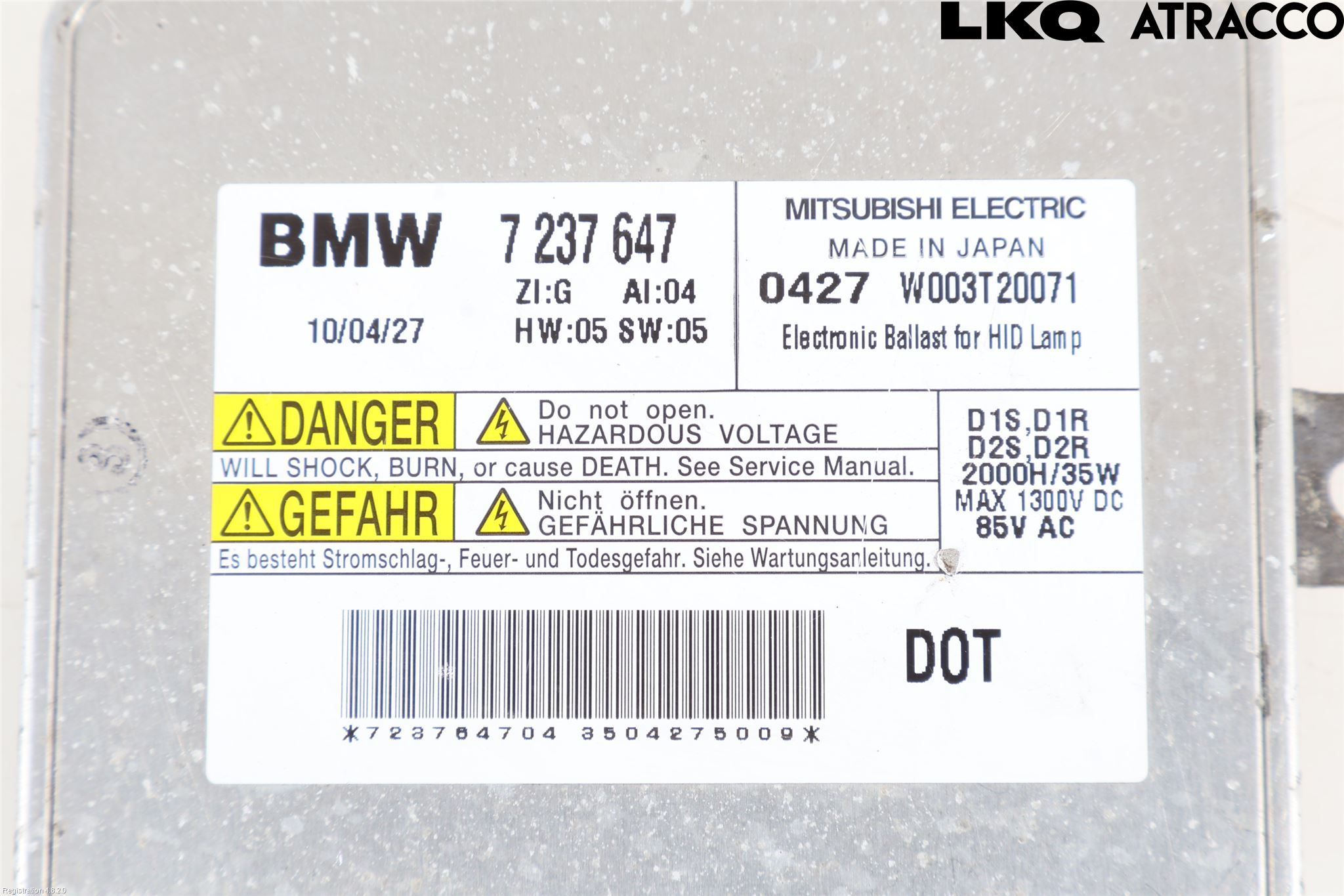 BMW 3 E90/91 SED/TOU 05-12 Styreenhet Xenon