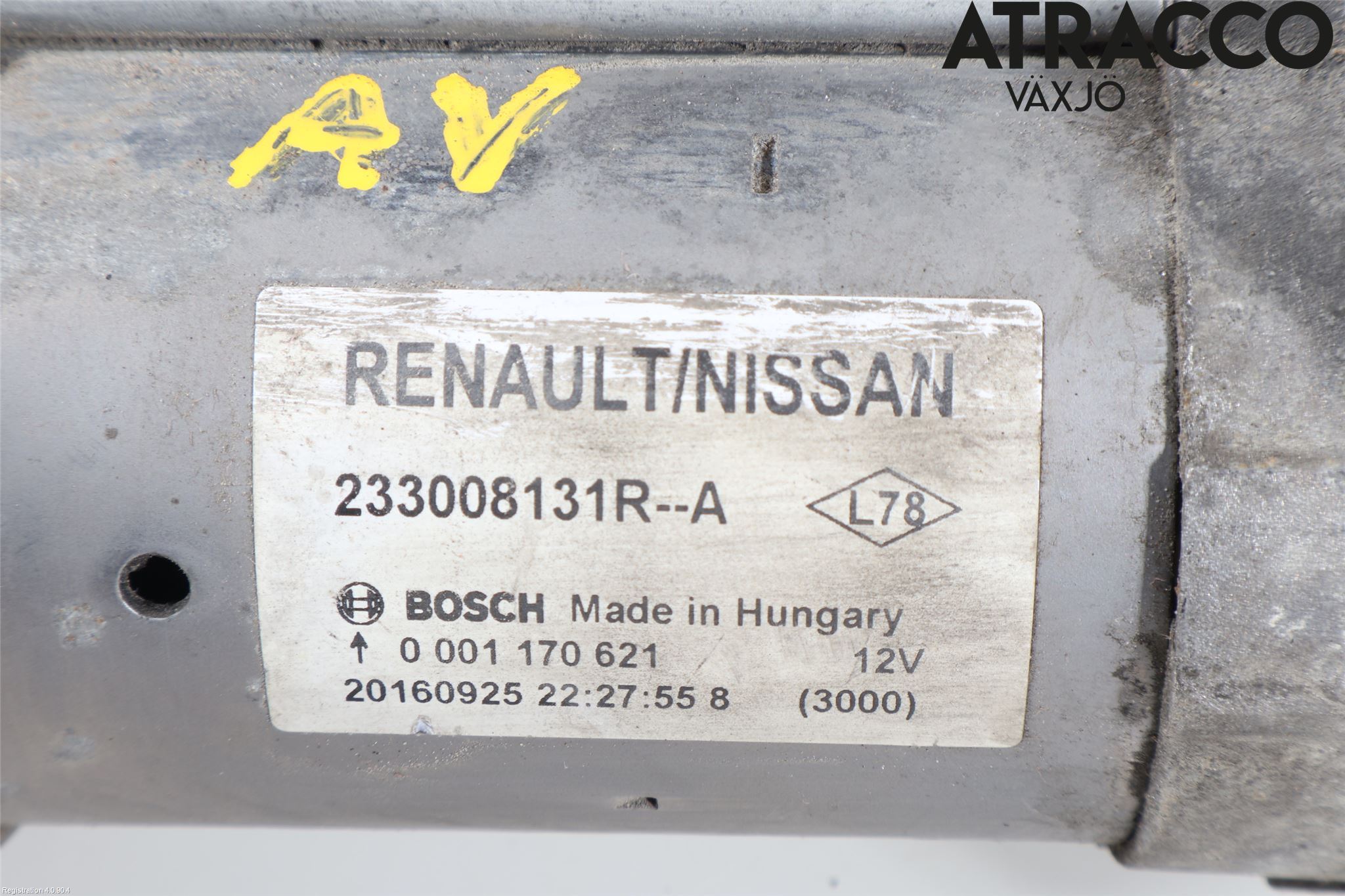 Nissan X-TRAIL 14-21 Startmotor Diesel