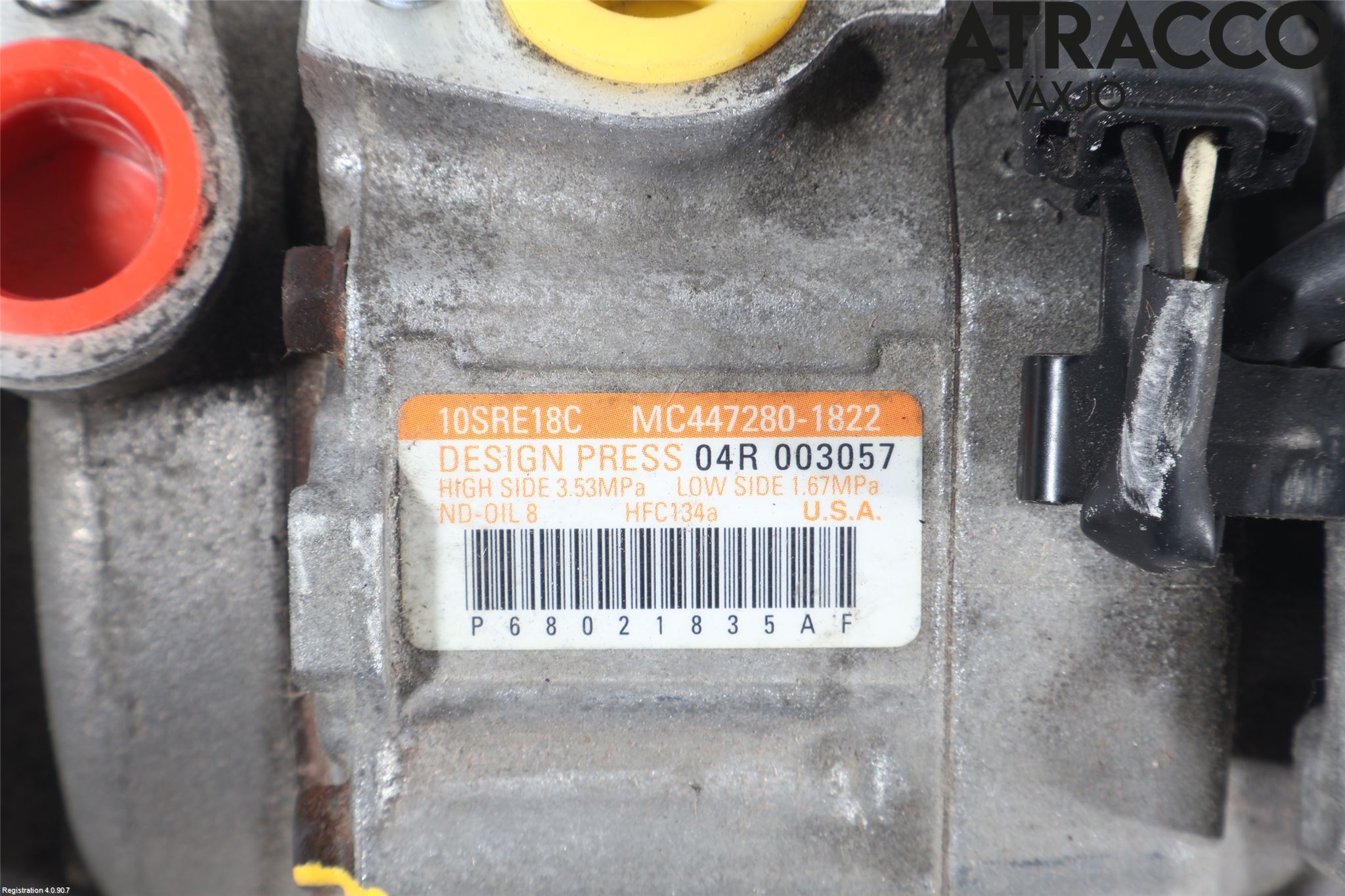 Jeep GRAND CHEROKEE 10-20 Varme Ac Kompressor