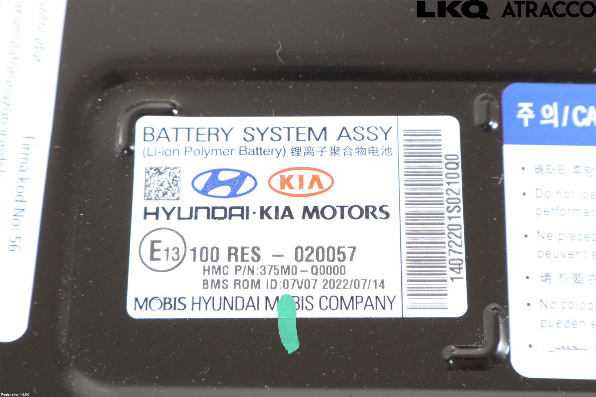 Hyundai BAYON BC3 21- Hybrid Batteri