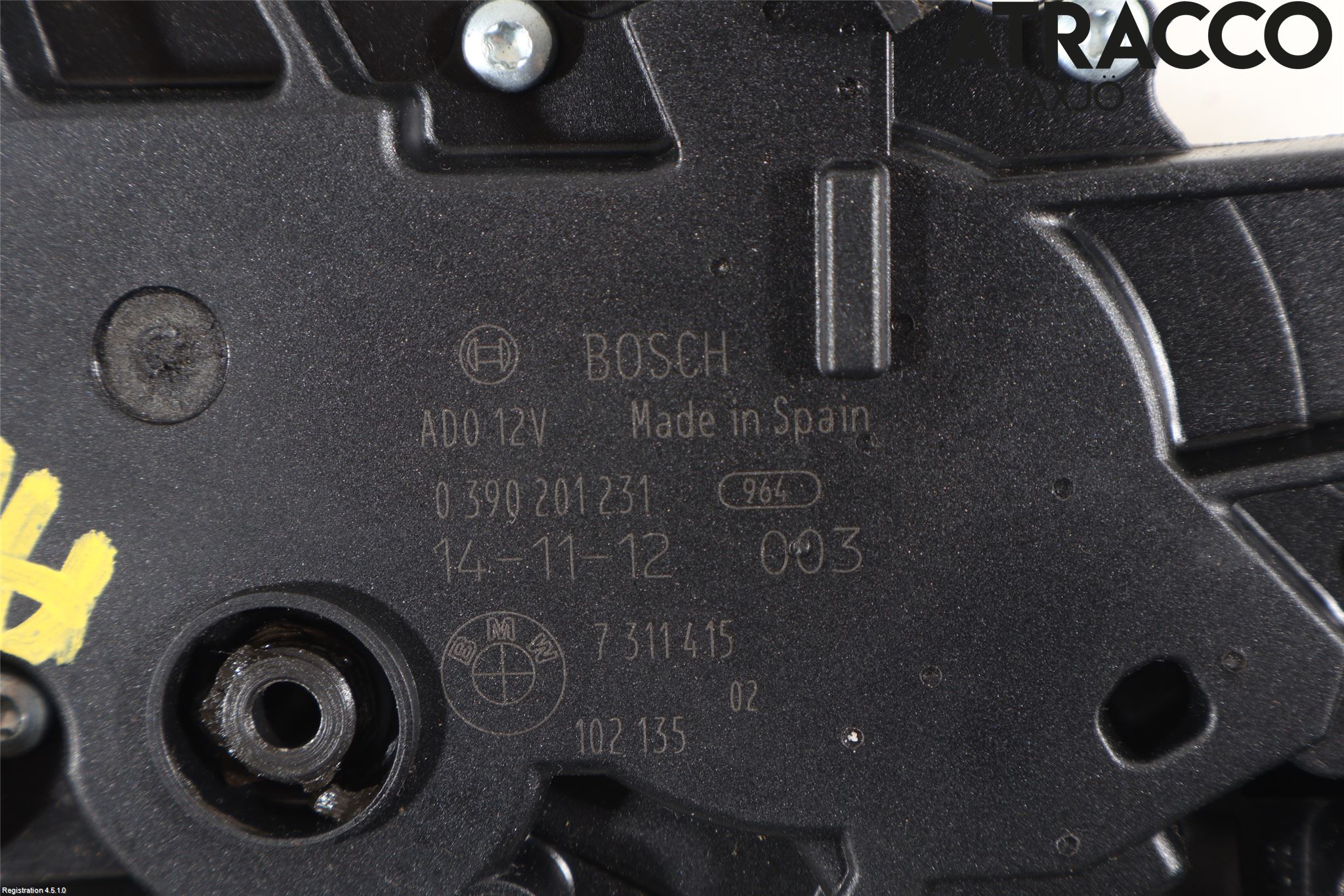 BMW 5 F10/F11/F18 09-17 Viskermotor Bakluke