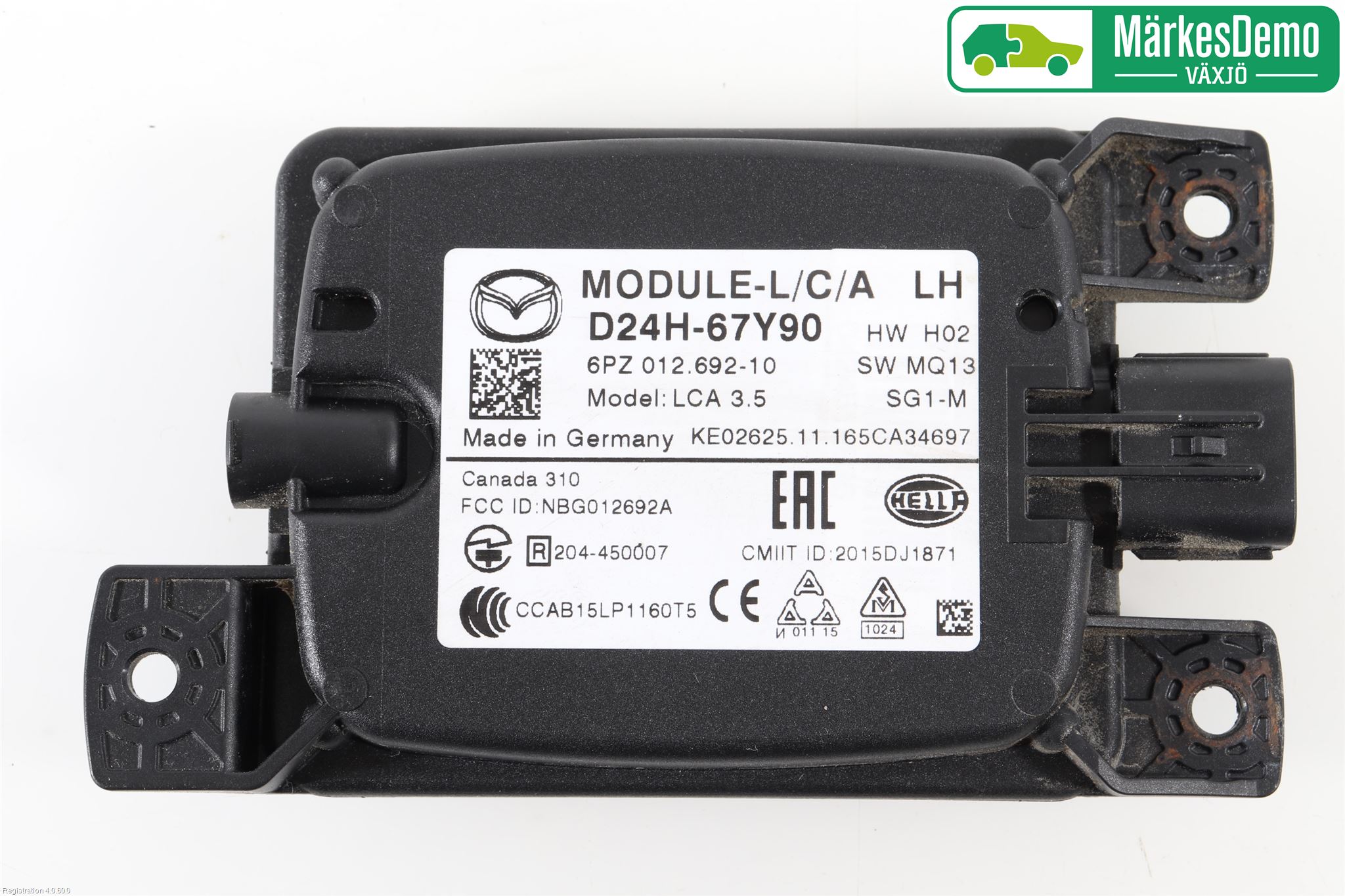 Mazda CX-3 Sensor Kollisjonsbeskyttelse