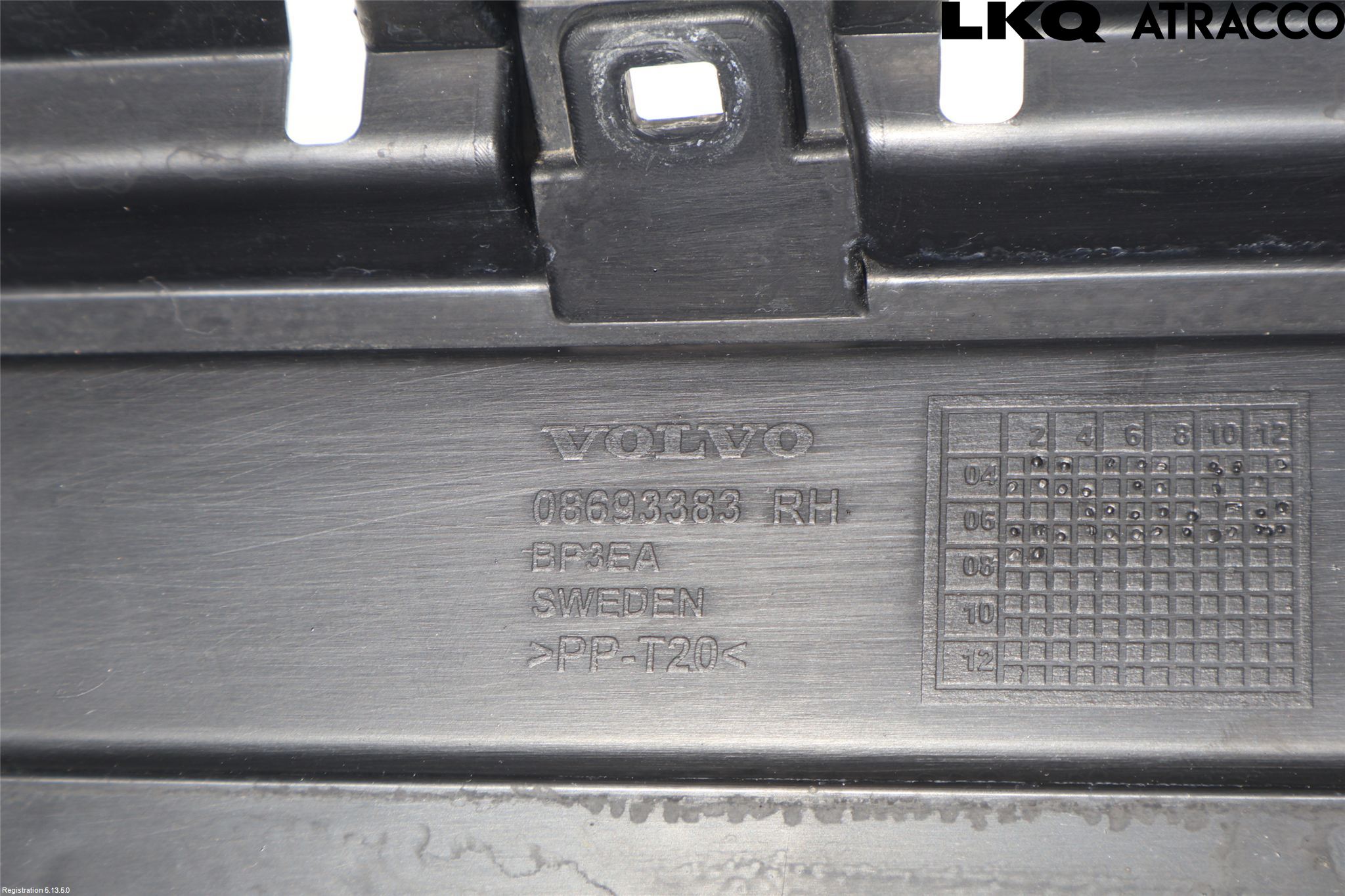 Volvo V70 05-08 Støtfangerfeste Bak Høyre