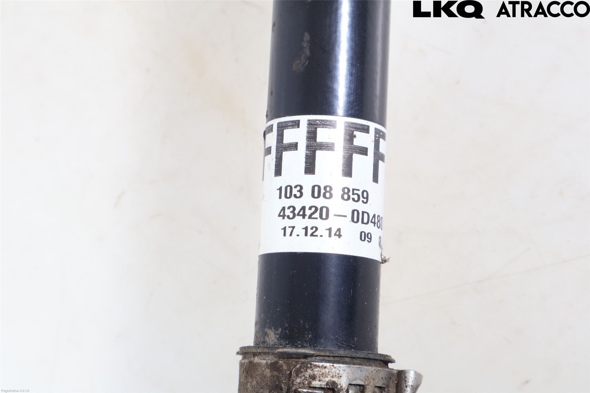 Toyota YARIS XP130 15-20 Drivaksel Foran Kompl Venstre