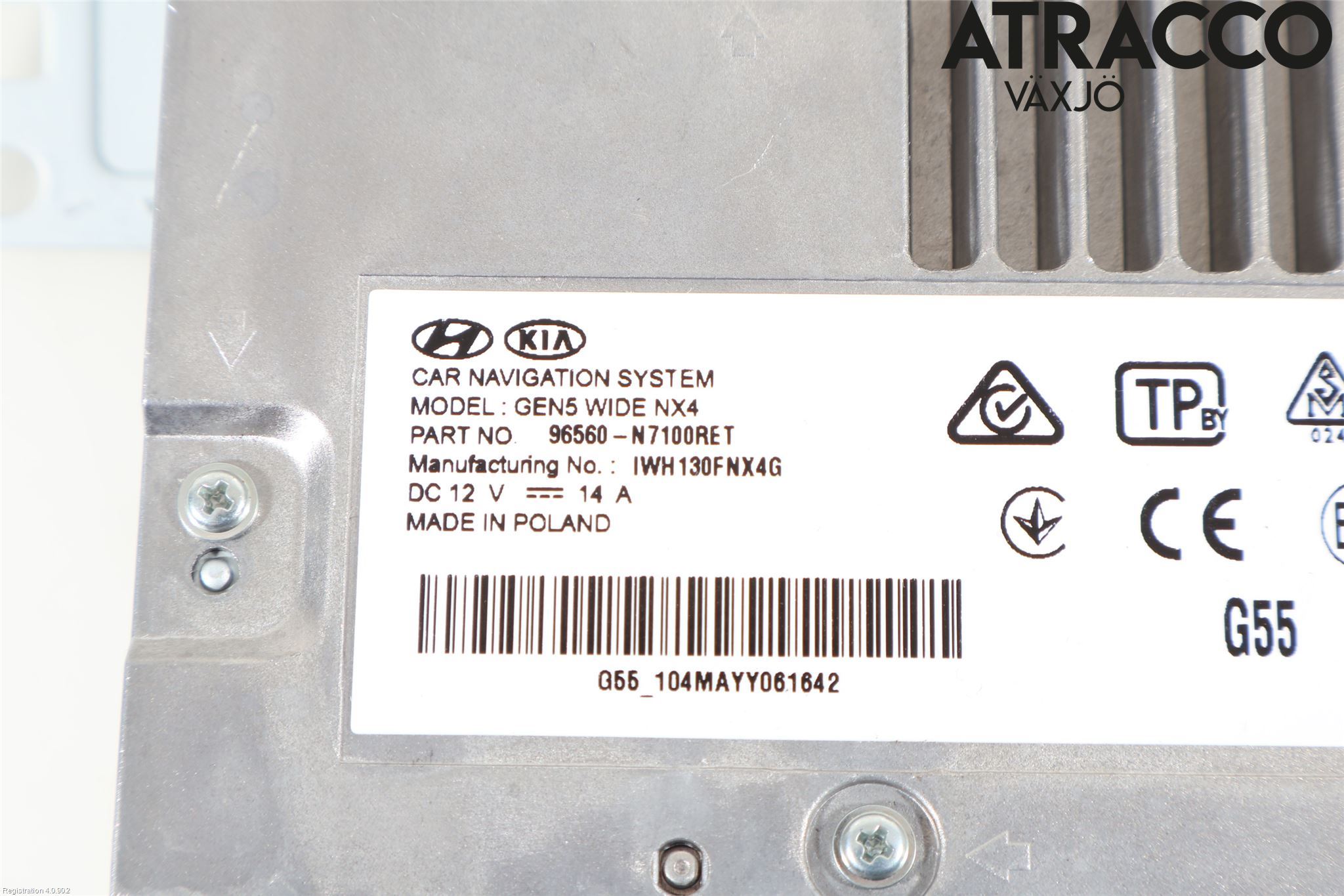 Hyundai TUCSON 05- Stereo Radio Med Cd