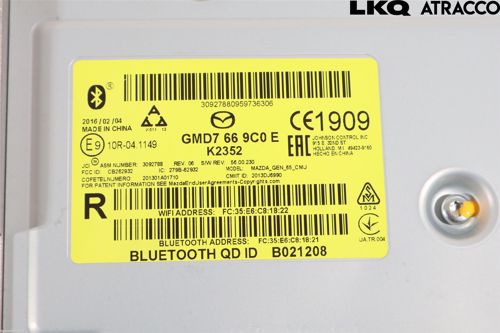Mazda CX-5 12-17 Stereo Radio Med Cd
