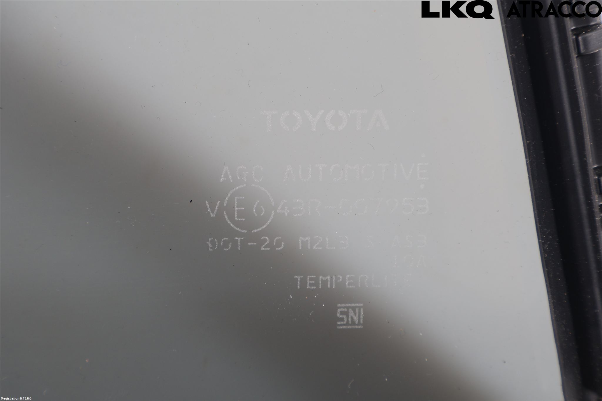 Toyota RAV4 19- Dørrute Bak Høyre Trekant 4D