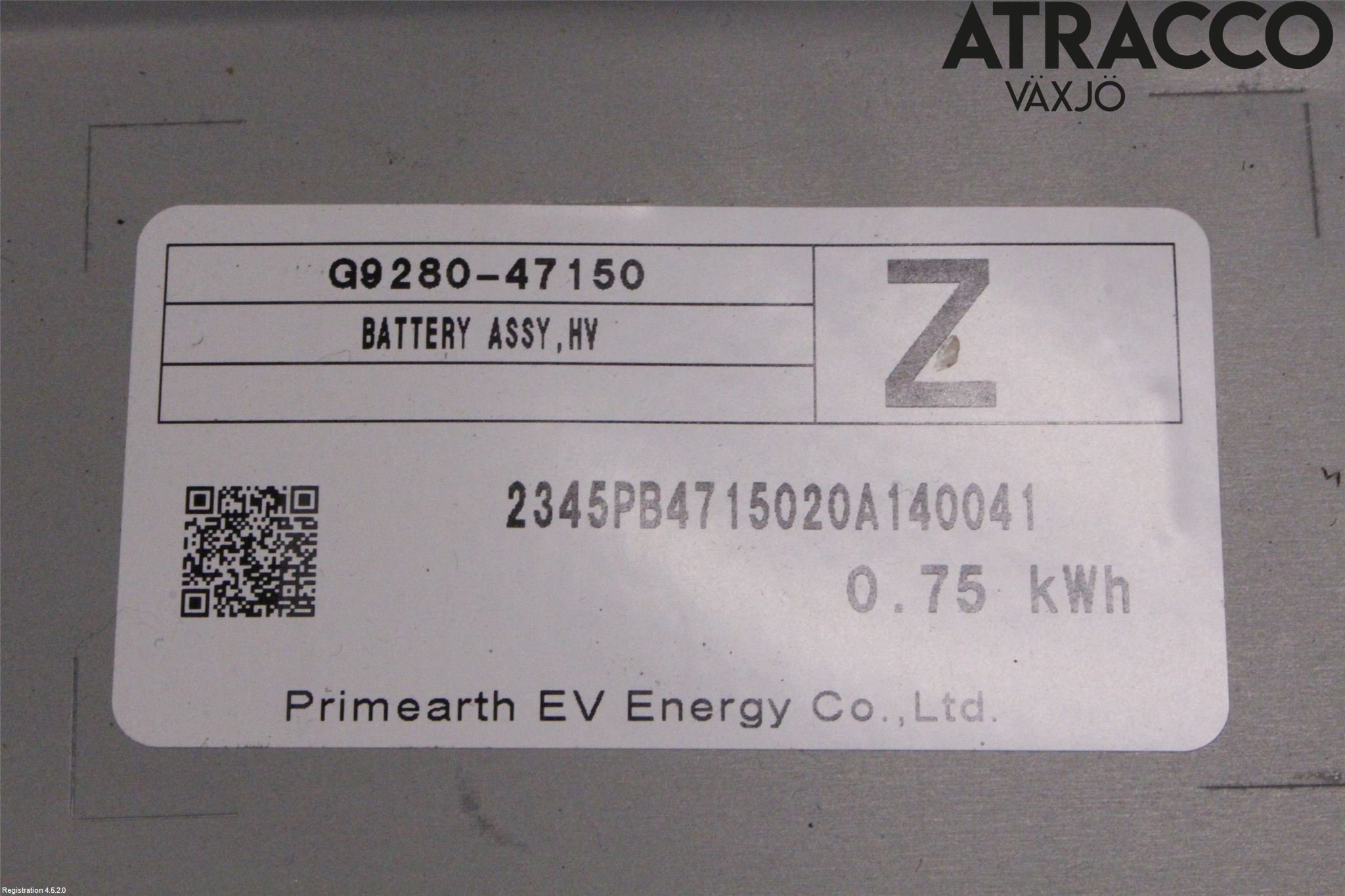Toyota COROLLA 19- Hybrid Batteri